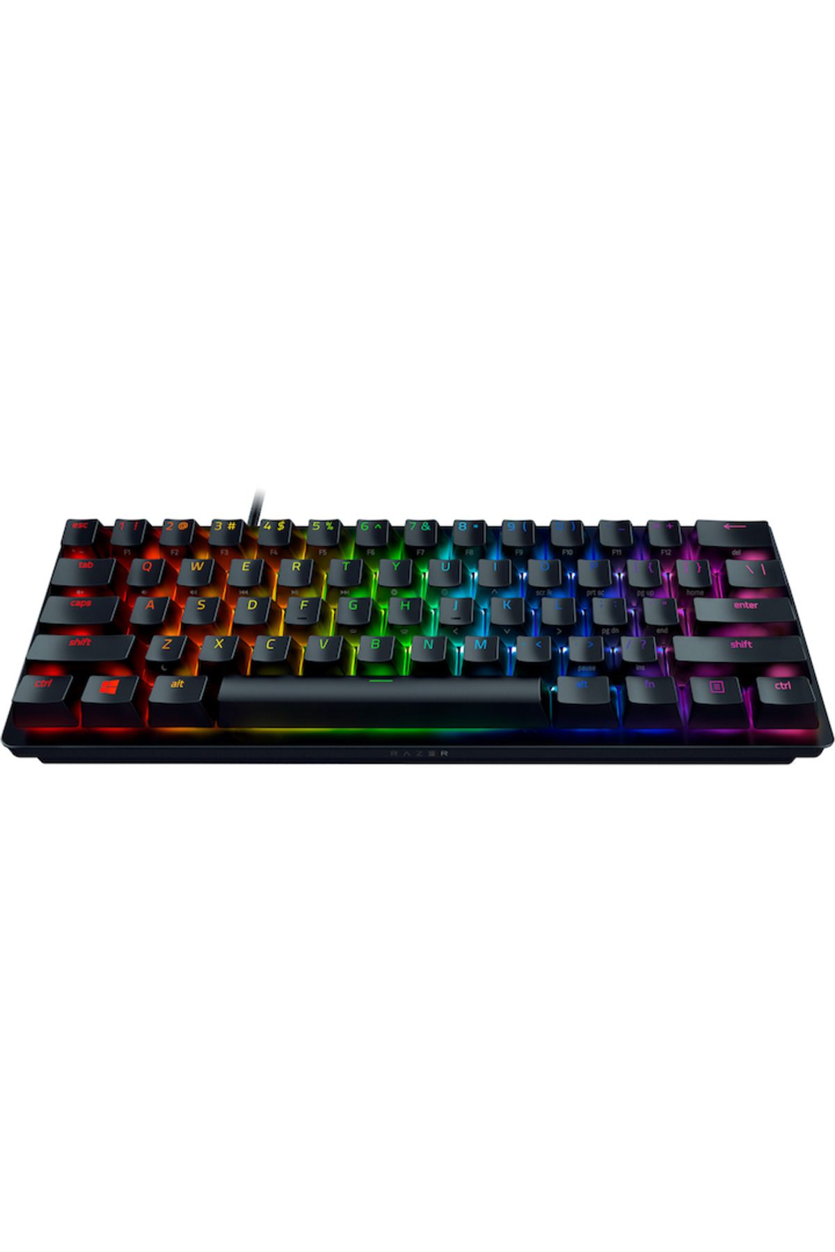 RAZER-Huntsman Mini Gaming Mechanical Keyboard, Chroma RGB Lighting, Red Optical Switch, Black 3
