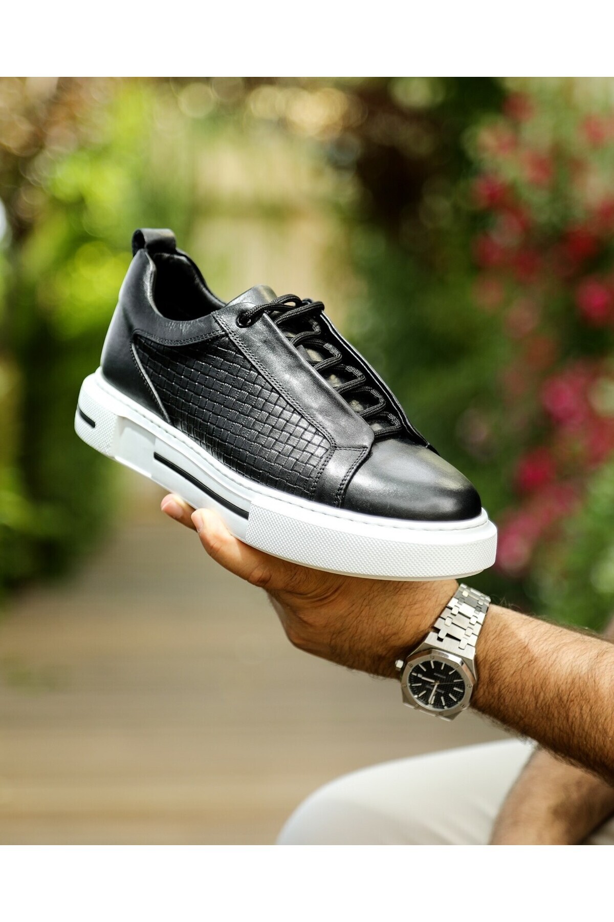 ایتالیانو آیاکابی کفش کتانی مردانه داتون، چرم اصل، زیره EVA، مناسب برای استفاده روزمره