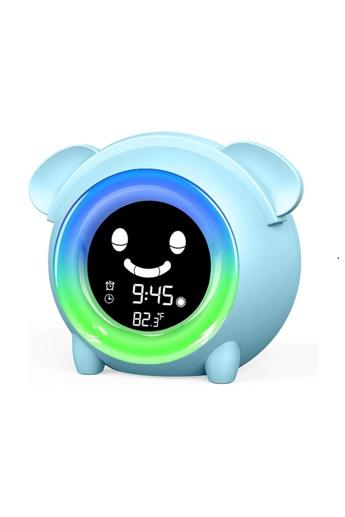 AZA TECH-Ceas digital pentru camera copiilor, alarma, termometru, lumina veghe, display Lcd 1