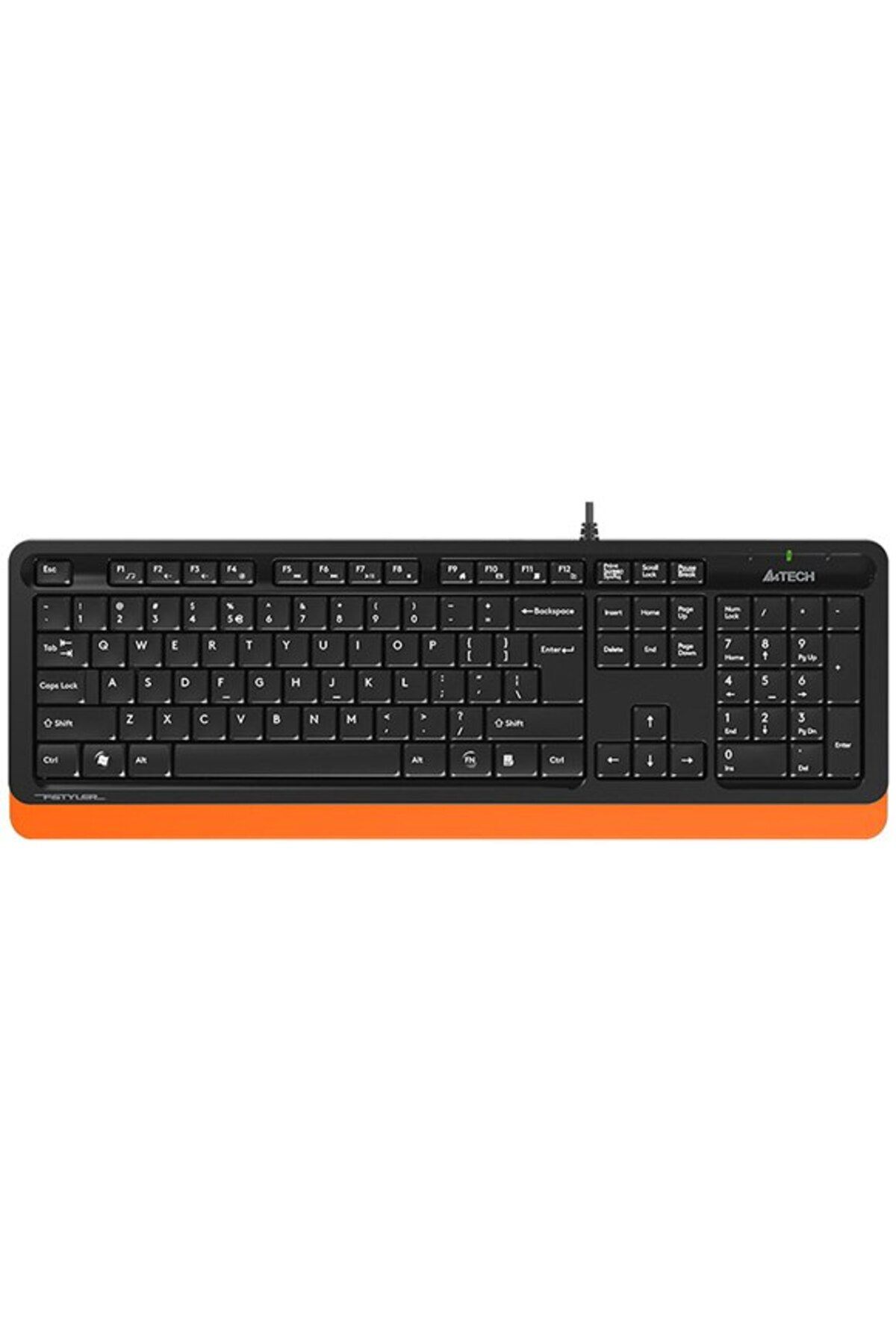 A4 Tech-Tastatura A4Tech, Fstyler USB, cu fir, 104 taste format standard, USB, Negru/Portocaliu 4