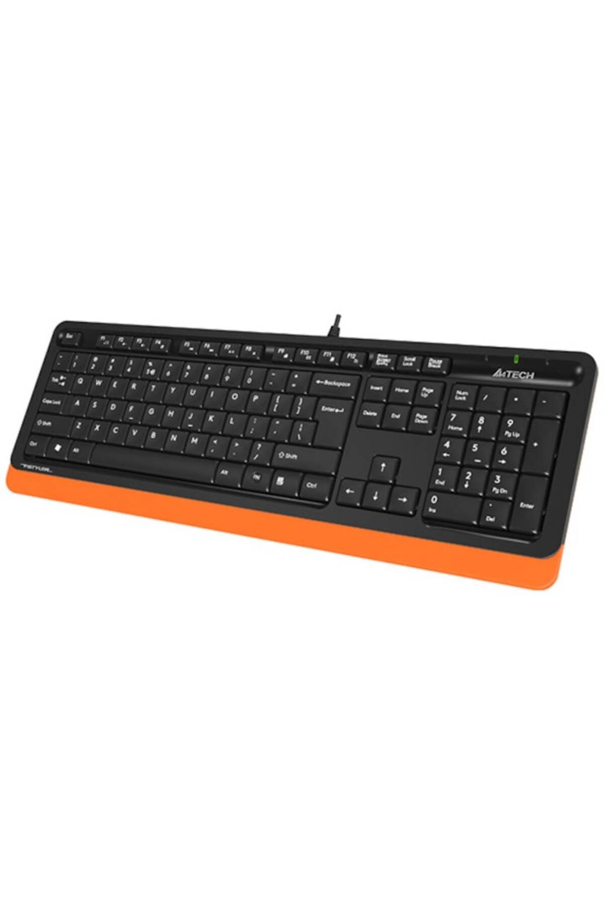 A4 Tech-Tastatura A4Tech, Fstyler USB, cu fir, 104 taste format standard, USB, Negru/Portocaliu 3