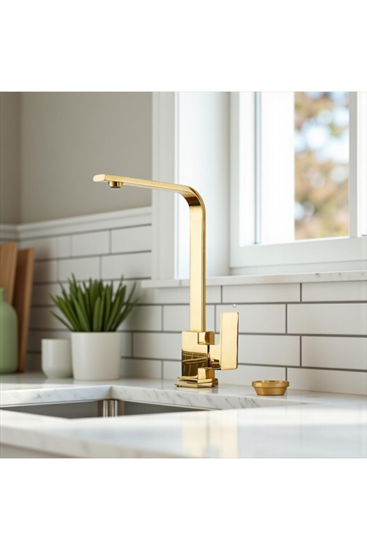 Viosa GOLD KARE MUTFAK EVİYE BATARYASI 5 YIL GARANTİLİ