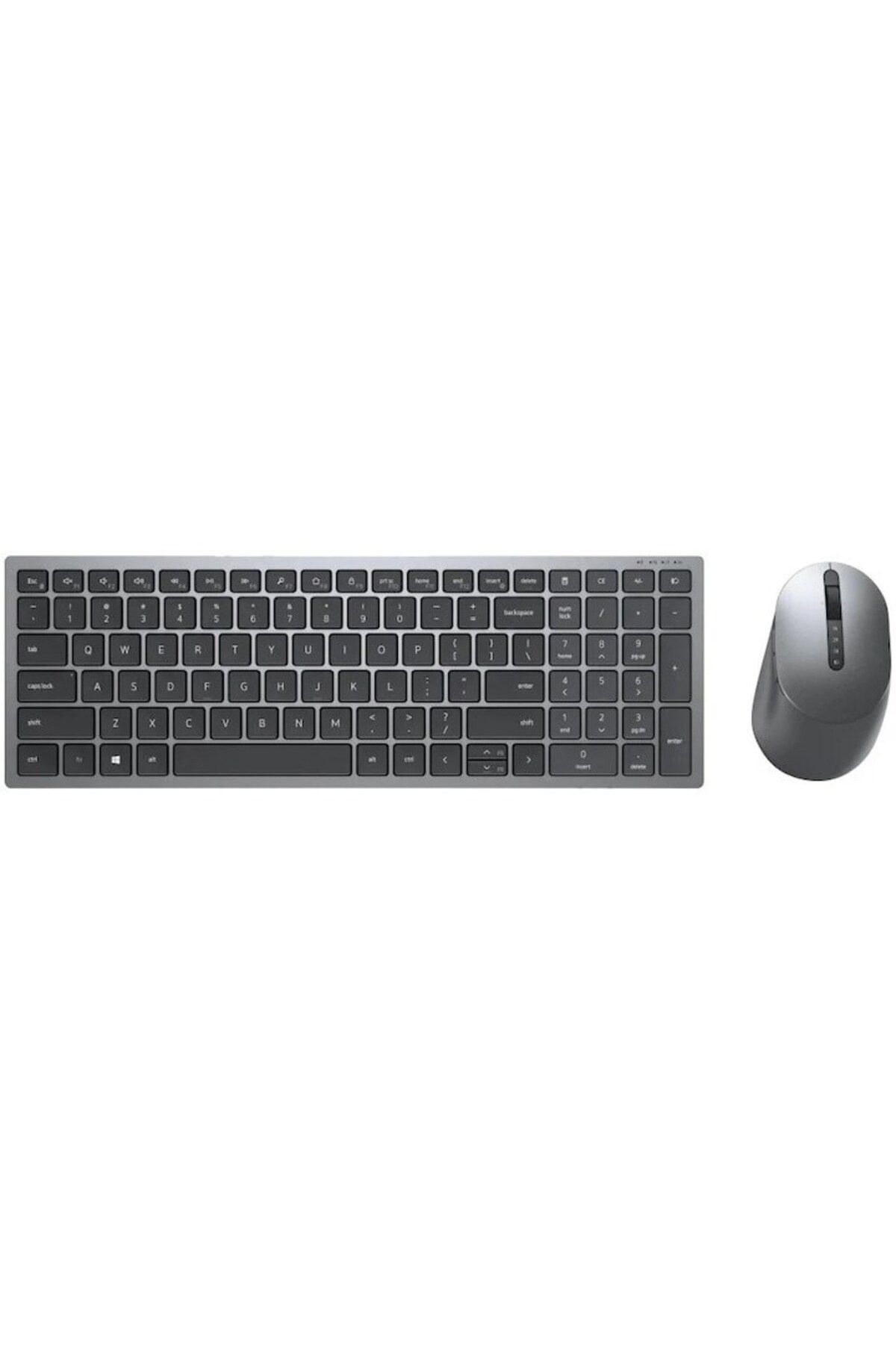 Dell-Kit Keyboard + Mouse Multi-Device KM7120W, 2.4GHz & Bluetooth 5.0, Layout US Intl 2