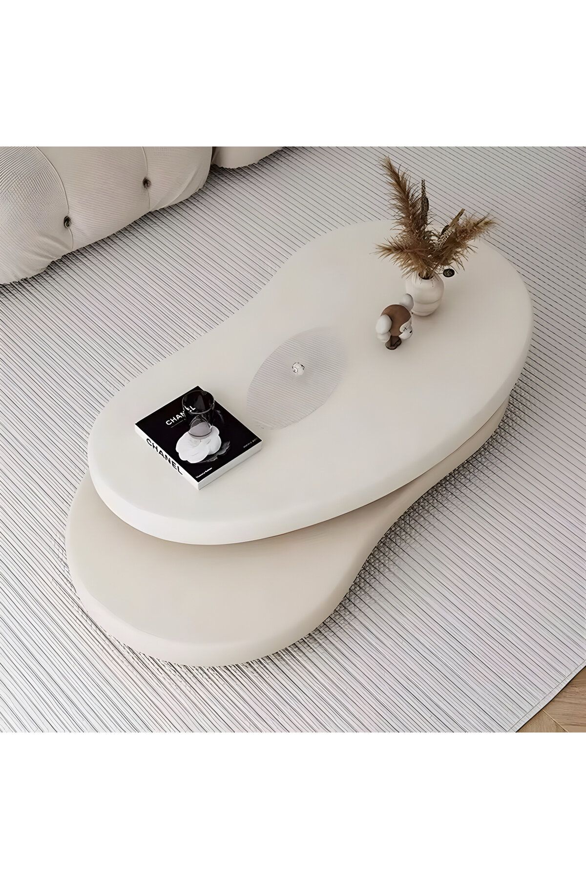 ket furniture-كريم لايرس طاولة رئيسية مكونة من طبقتين متحركتين.أنيقة للمجلس بتصميم عصري , 5