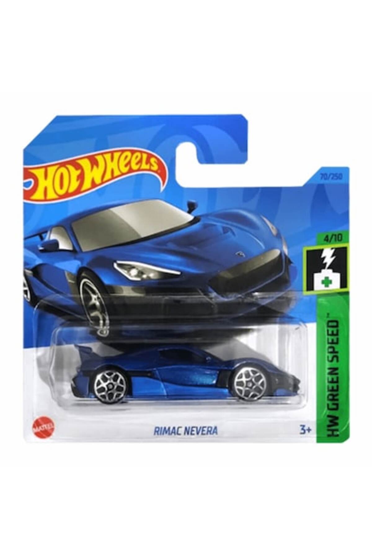 Masinuta Metalica Hot Wheels, Rimac Nevera, Albastru, 1:64