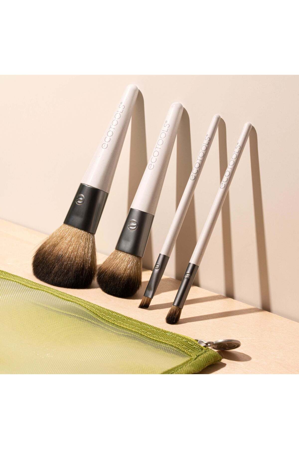 Ecotools-مجموعة فرش مكياج سهلة الاستخدام 3