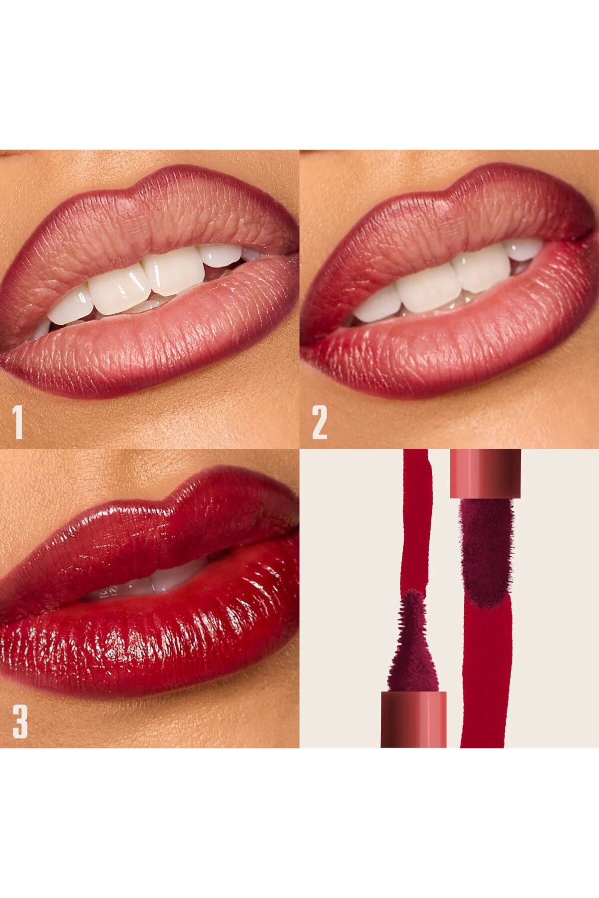 Huda Beauty-Long-Lasting, Non-Smudging, Non-Smudging Lip Liner That Stays on for 12 Hours - Cherry Red (1 ml) 4