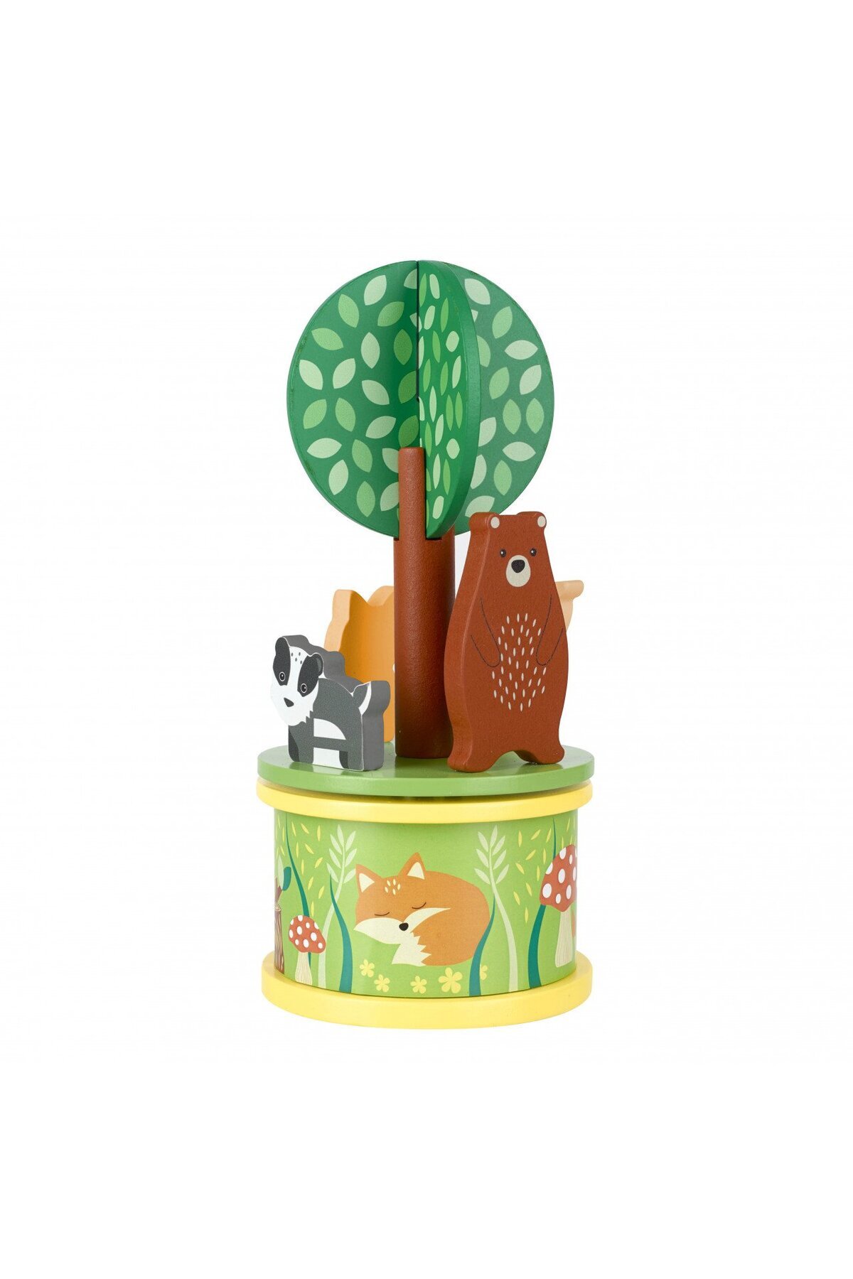 Orange Tree Toys-Musical carousel with forest animals 3