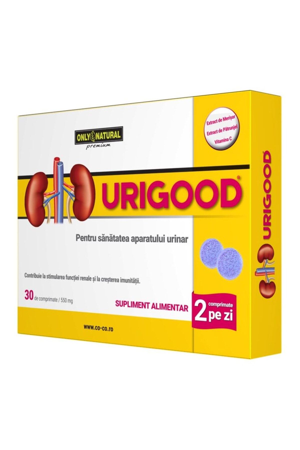 Only Natural Urigood 550 Mg, 30 Comprimate, Only - One Size