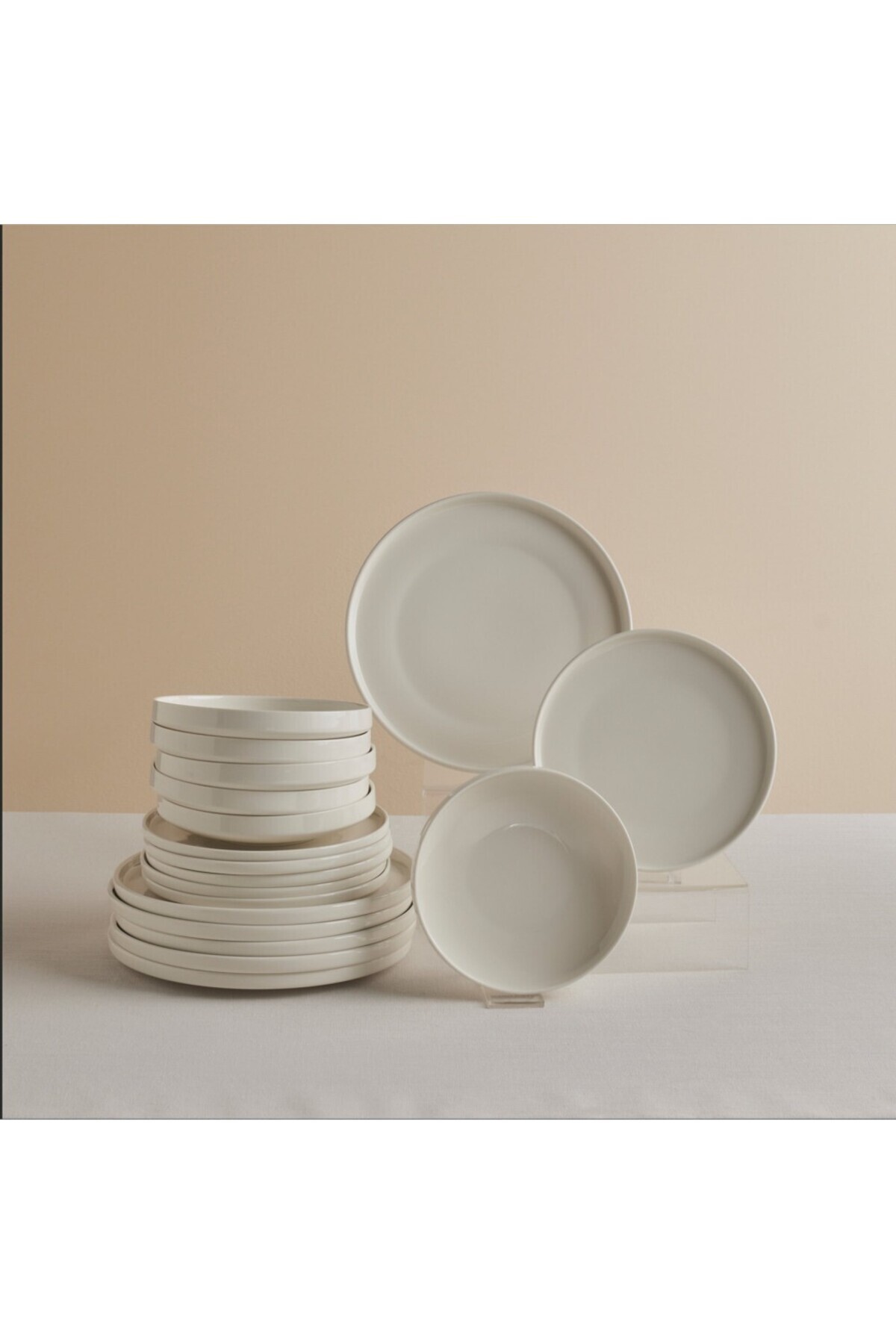 Karaca Stream Bone Felix XL Tafelservice 18-teilig für 6 Personen