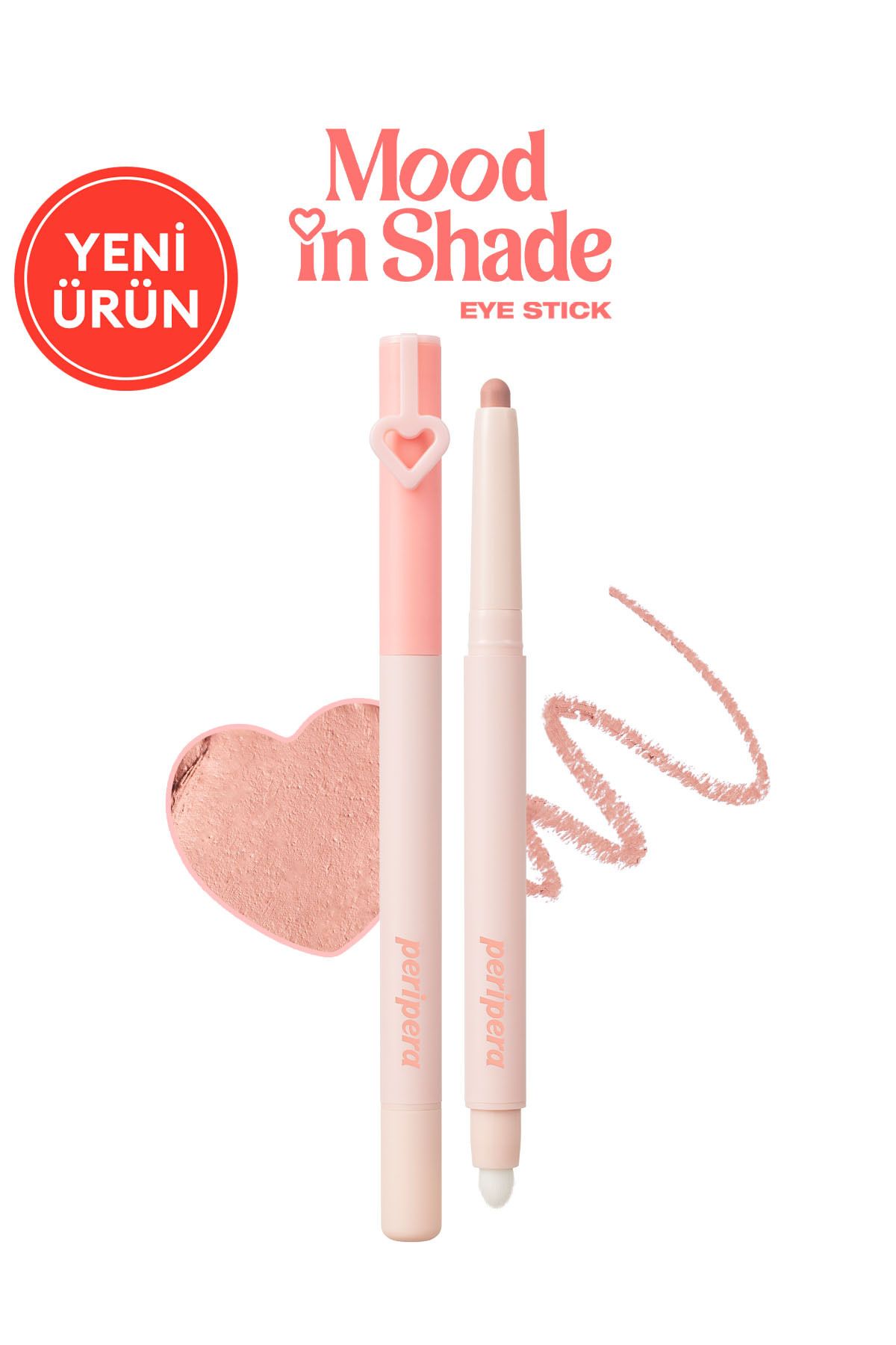 PERIPERA-Easily Applied Pen Without Clumping Far Mood in Shade Eye Stick (M01 Lazy Peach) 1