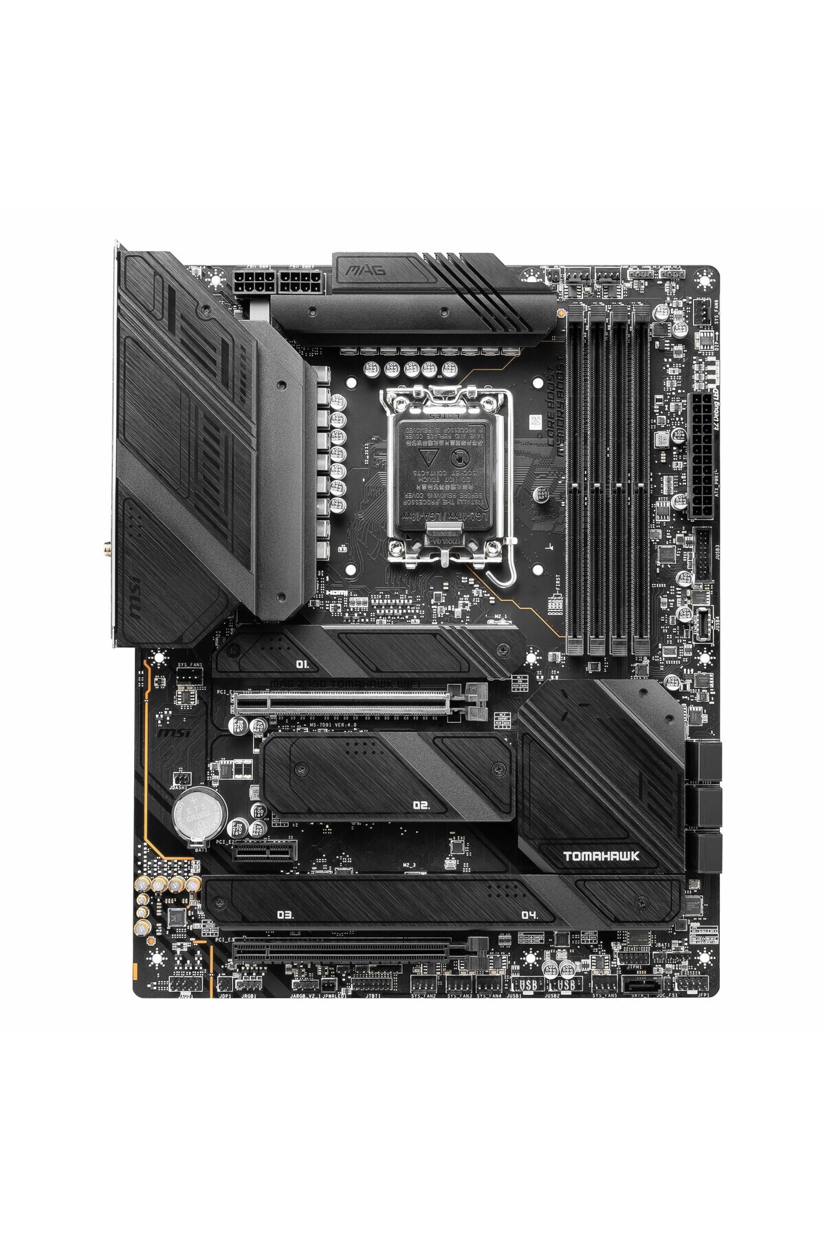 MSI-Mag Z790 Tomahawk Wifi Ddr5 (7200Mhz)Oc M.2 Hdmi/Dp/Usb-C Pcie 5.0 1700P Atx Motherboard 2