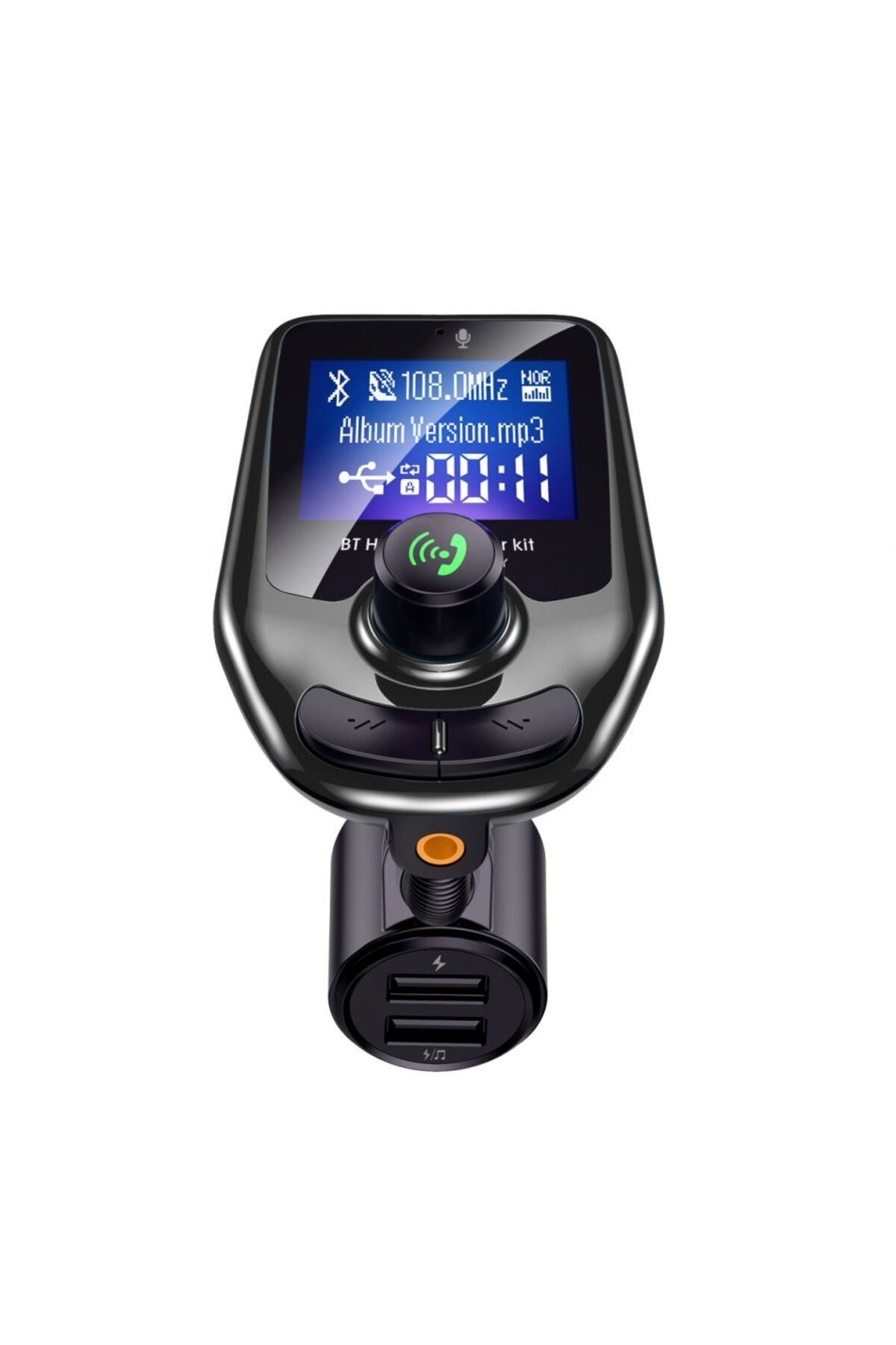 JustZEN-Modulator FM automat JustZEN® D 4, afișaj LCD 1,8 inch, microSD, card de schimbare rapidă 3.0, intrare auxiliară, handsfree 1