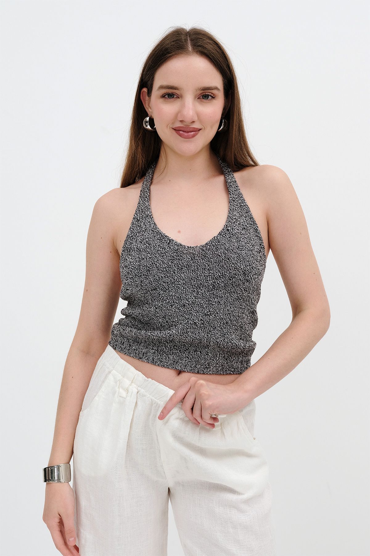 Addax-Backless Knitwear Undershirt A10322 2