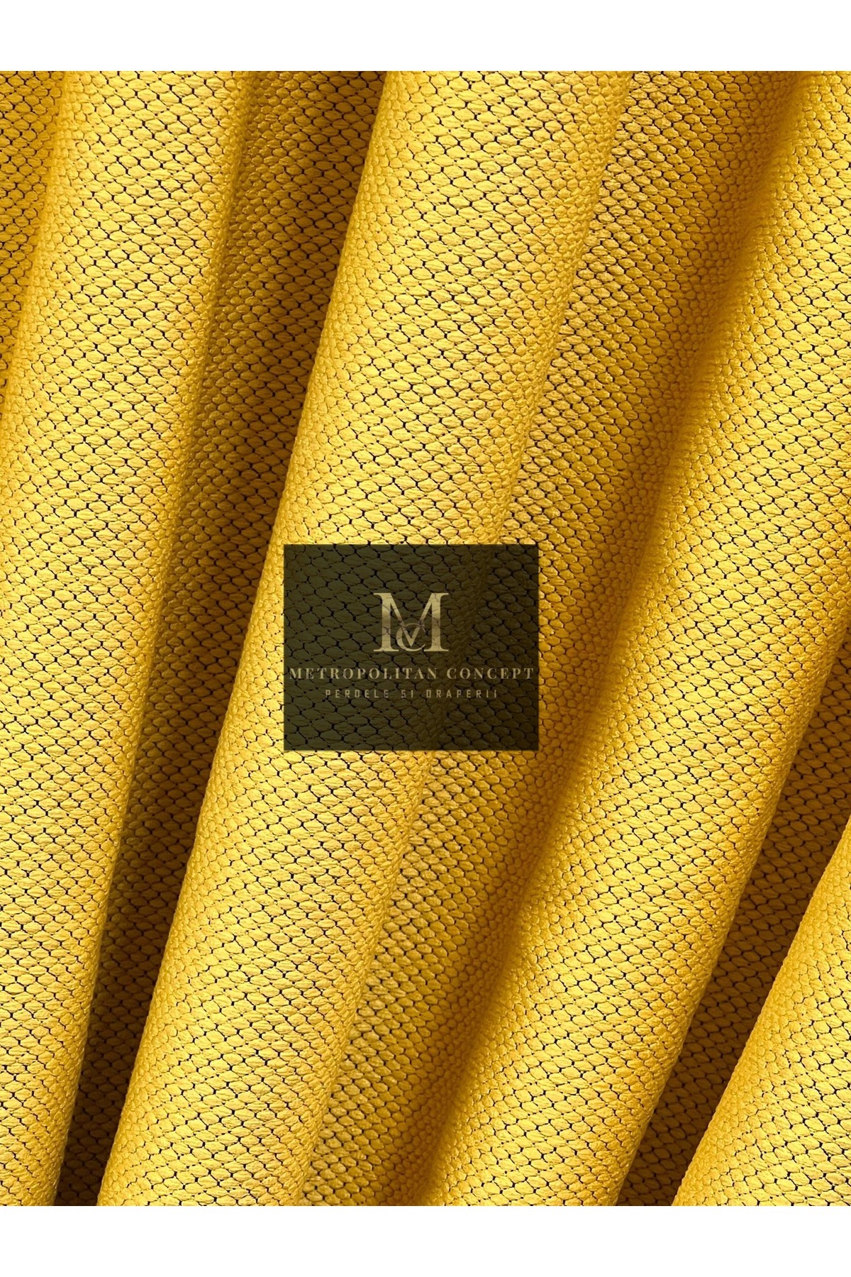 Metropolitan Concept-Set of 2 blackout curtains in linen texture, worked on 10 cm wide rejansa 3