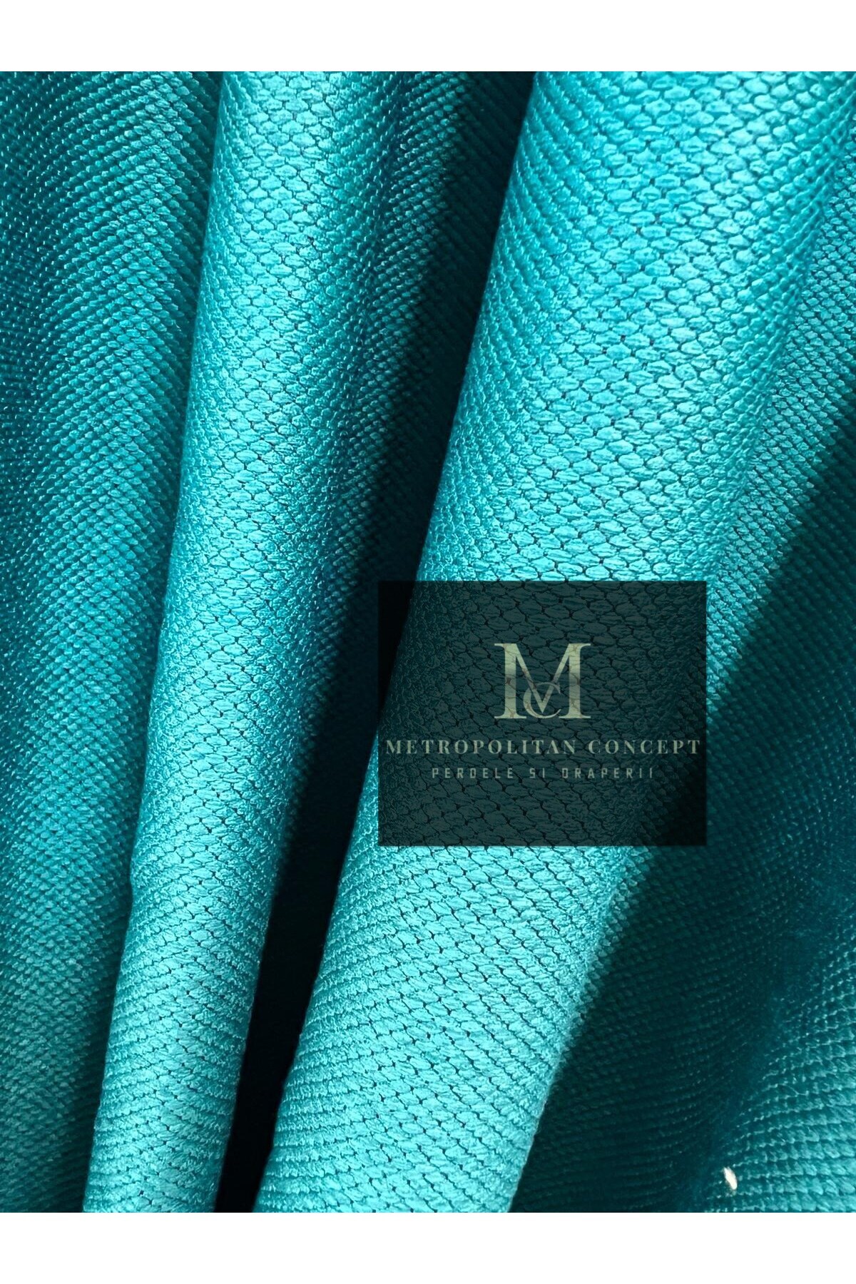 Metropolitan Concept-Set of 2 blackout curtains in linen texture, worked on 10 cm wide rejansa 3