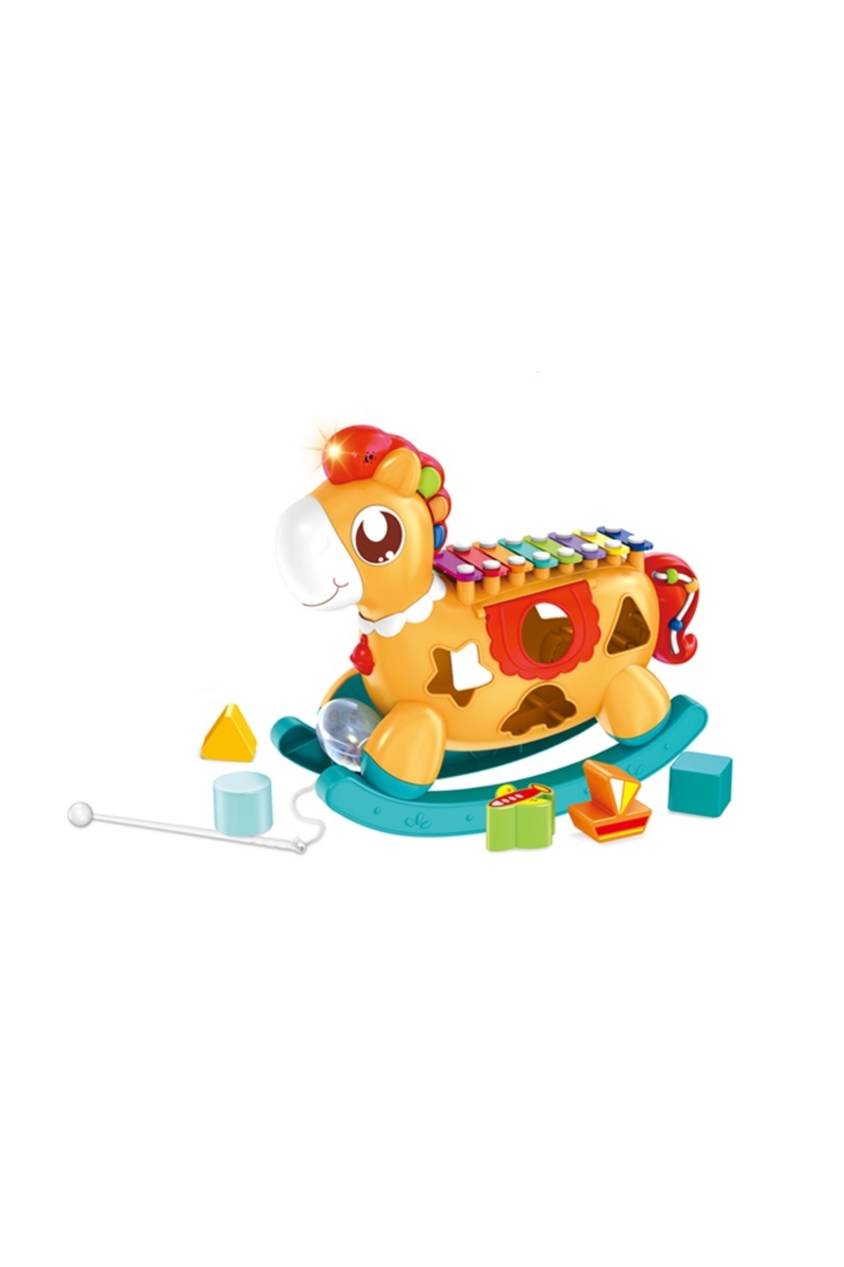 OEM-Interactive Pony Toy with Xylophone and Shape Sorter 1