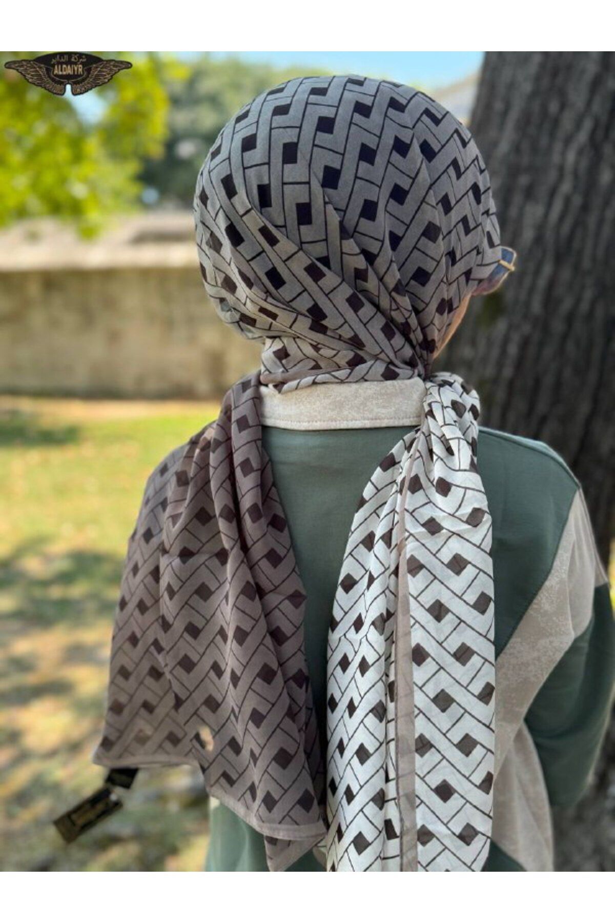 ALDAİR-Shawl Chiffon Pattern Double Color 3