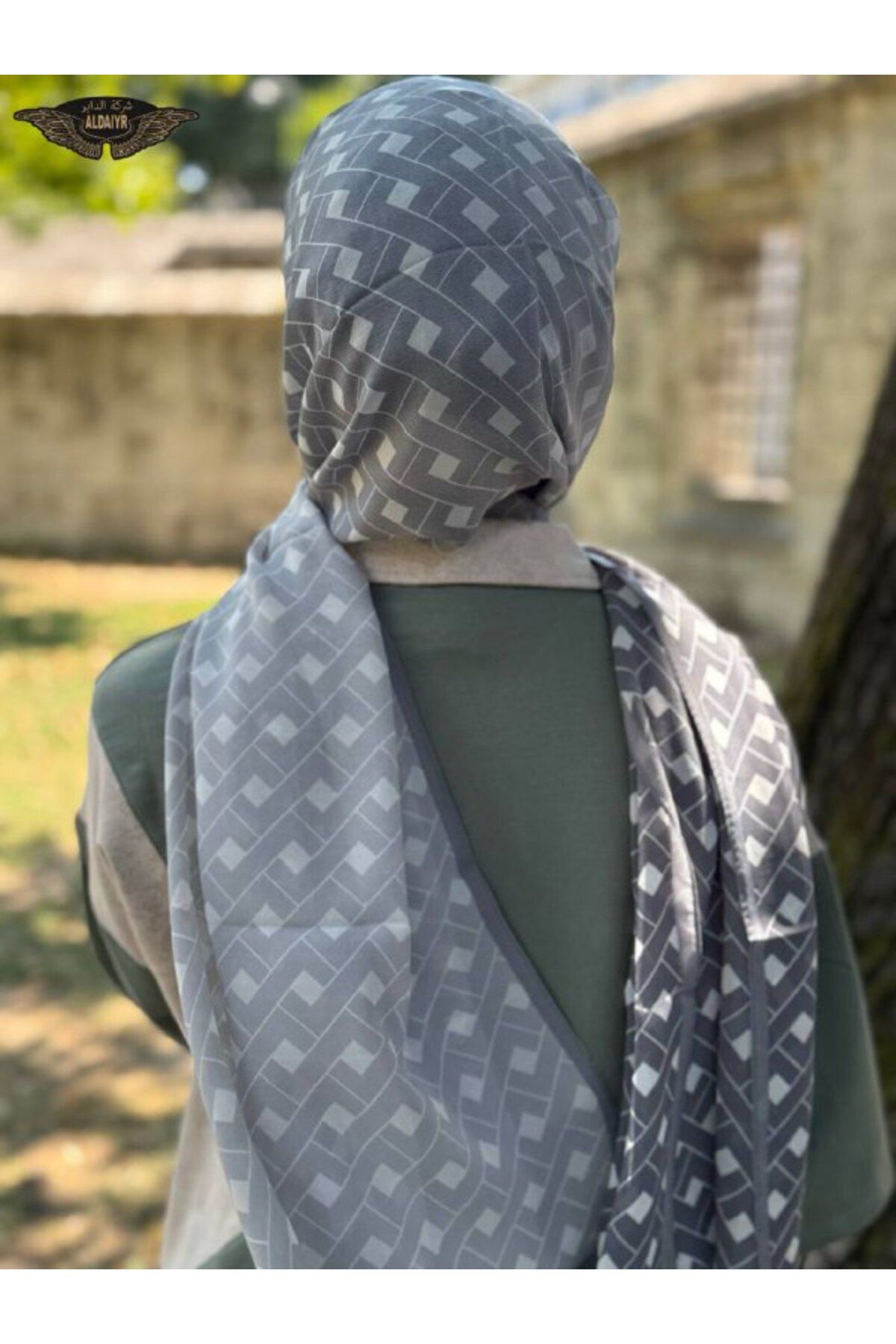 ALDAİR-Shawl Chiffon Pattern Double Color 2