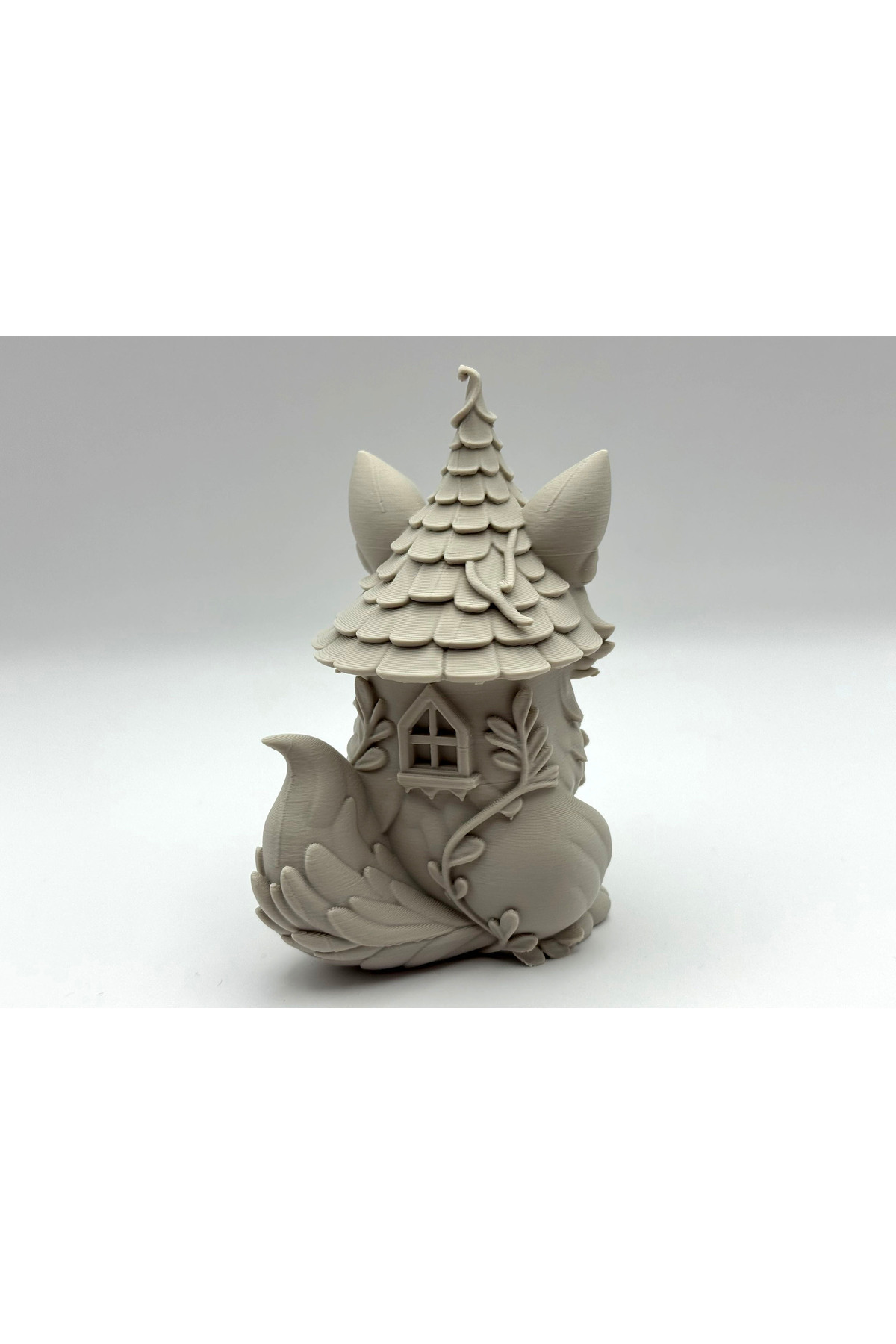 Casa della volpe da favola a tema foresta stampata in 3D - Decorazione fantastica