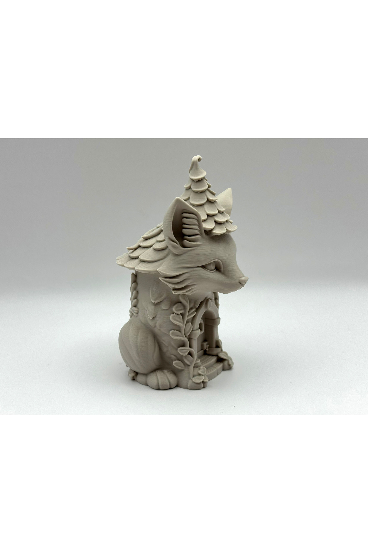 Casa della volpe da favola a tema foresta stampata in 3D - Decorazione fantastica