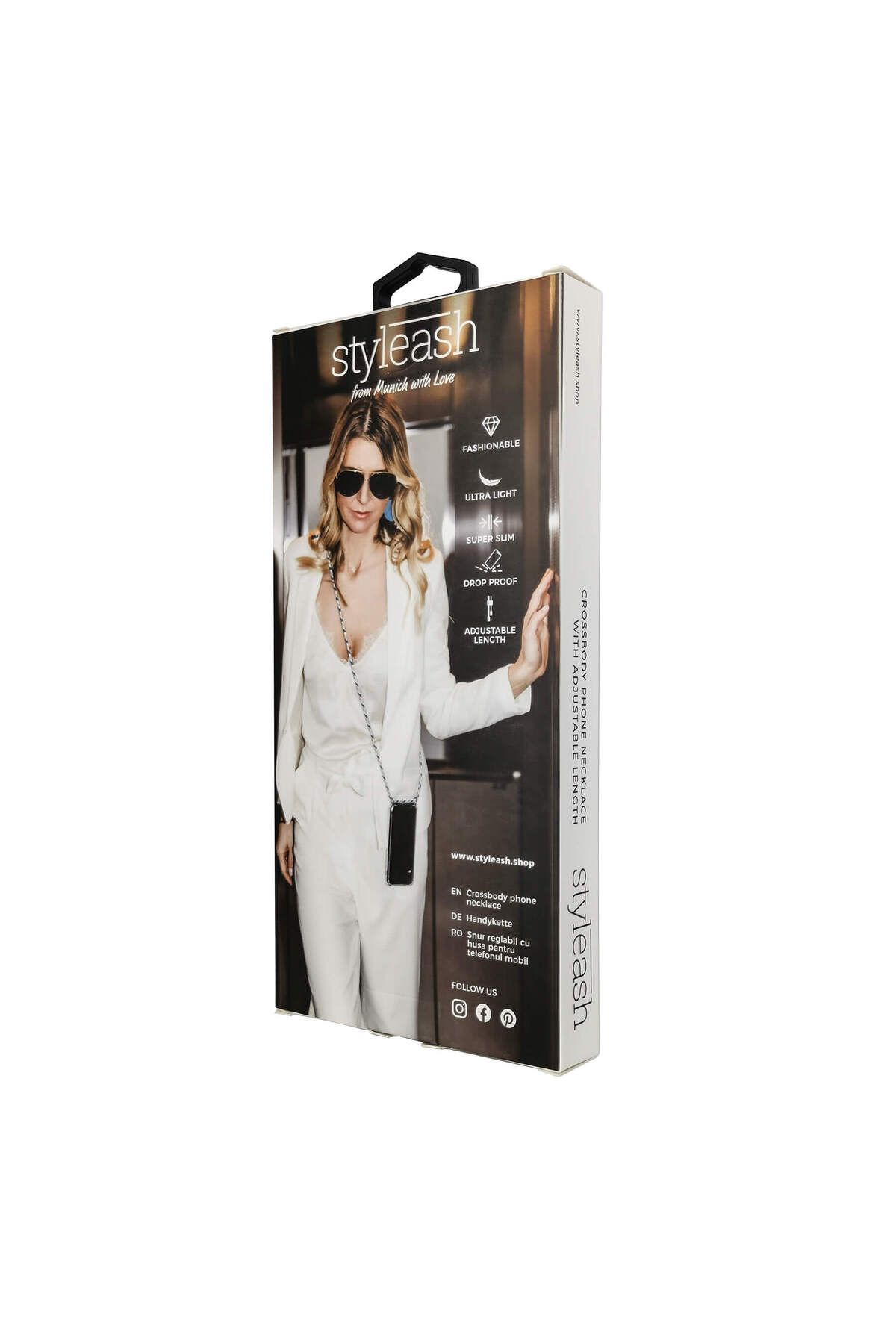 STYLEASH-Premium TPU phone case with detachable cord Styleash, iPhone 14 6
