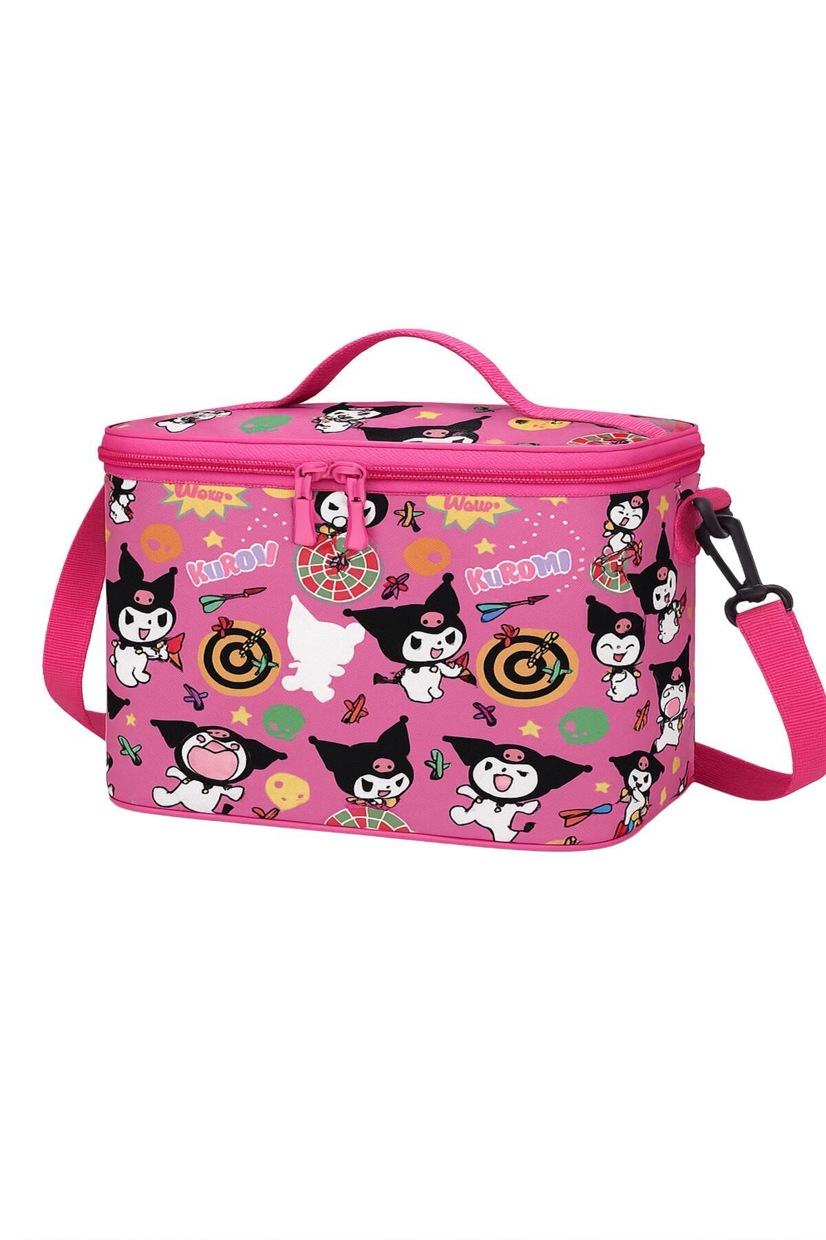 Bambus Home Dikdörtgen Kuromi Karakter Termoslu Su Geçirmez Yalıtımlı Lüks Beslenme Çantası