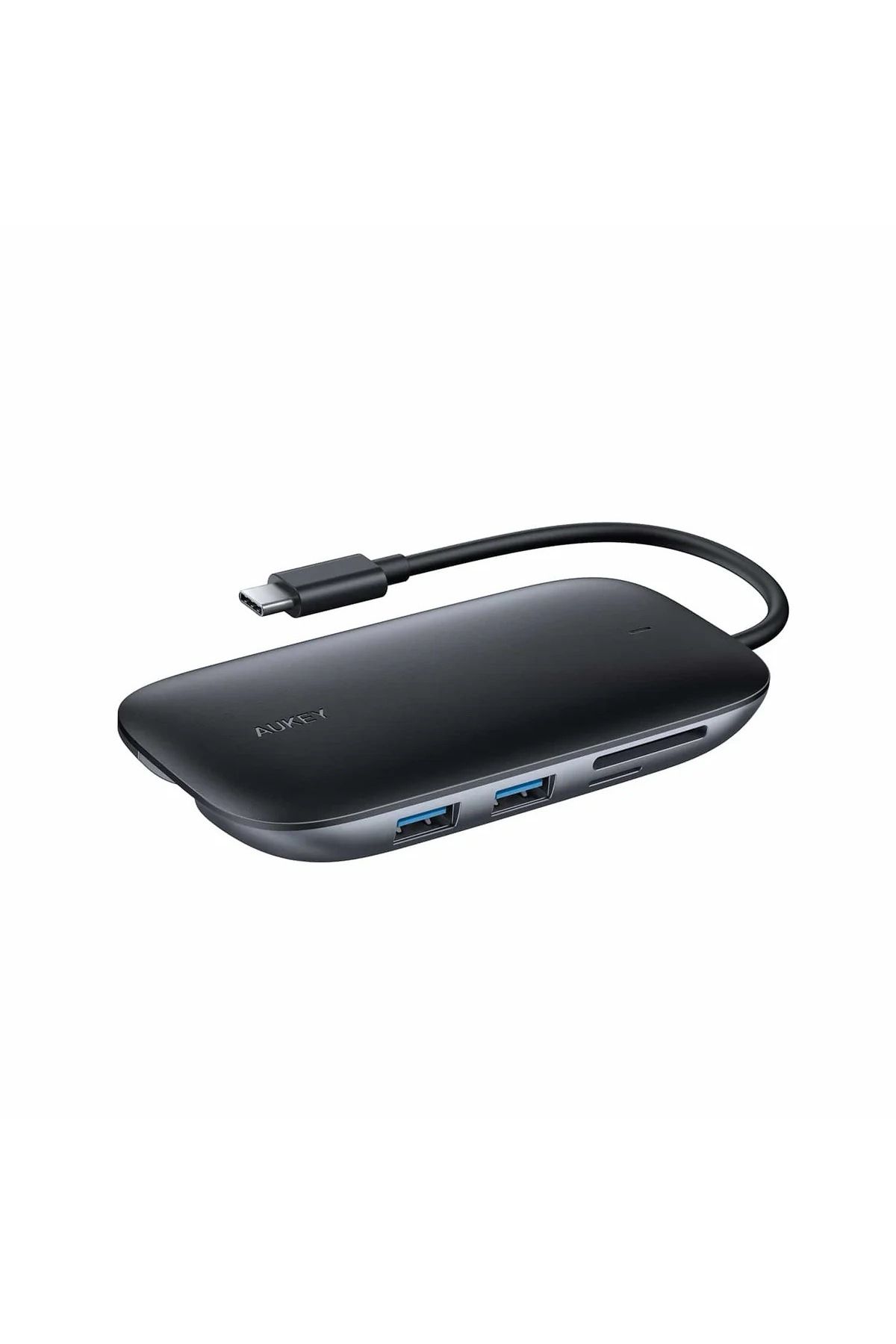 AUKEY-Aoki 8-in-1 USB-C Hub with 100W Charging, 4K HD Network Port, Card Reader, and 3 USB 3.0 Ports 7