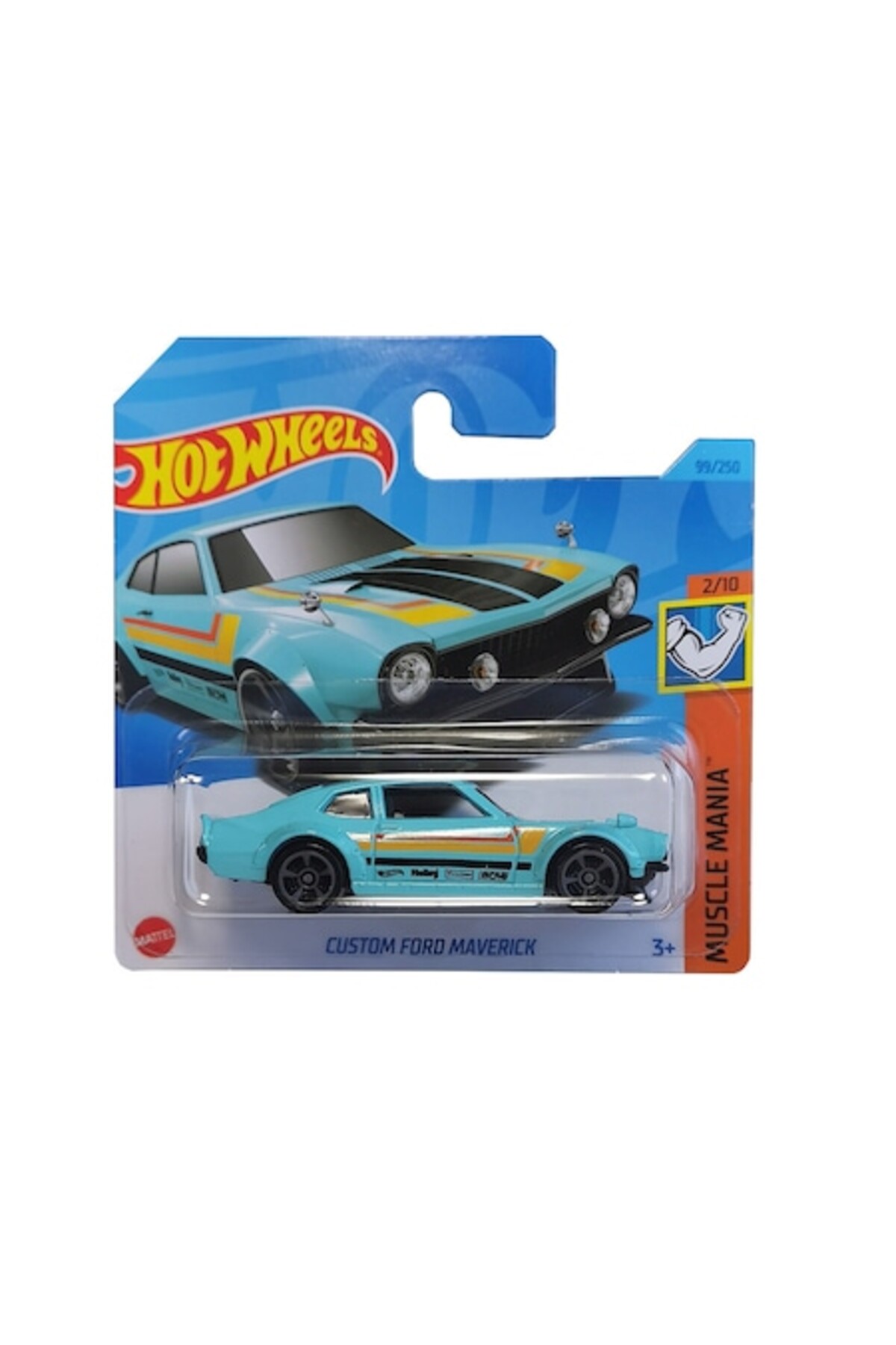 Masinuta Metalica Hot Wheels, Custom Ford Maverick, Bleumarin, 1:64