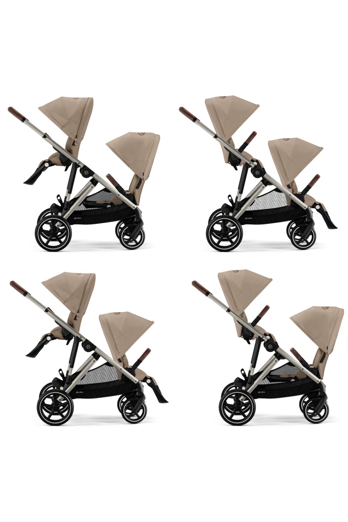 Cybex Gold-Cybex Gazelle S Stroller Seat Unit Taupe/Almond Beige 4