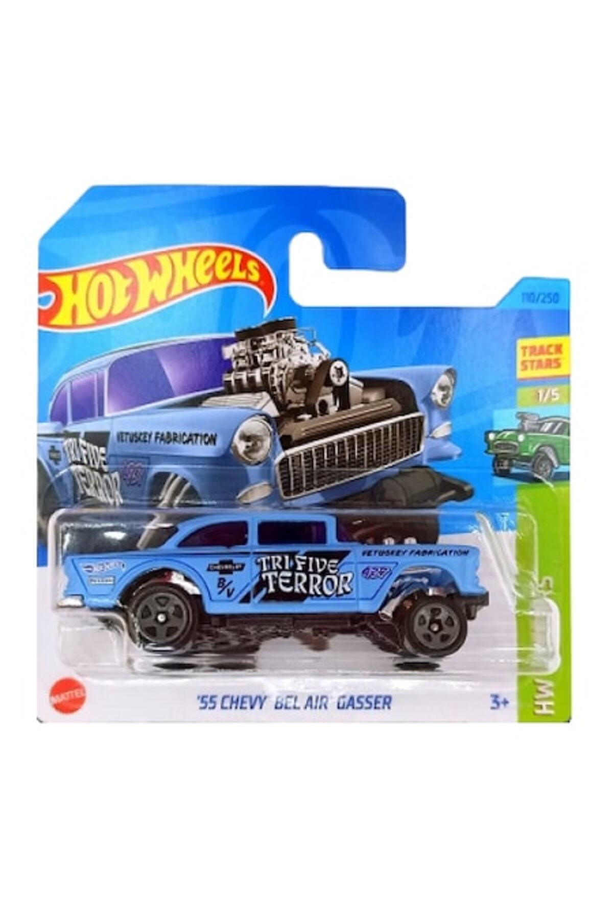 Masinuta Hot Wheels - '55 Chevy Bel Air Gasser - albastru
