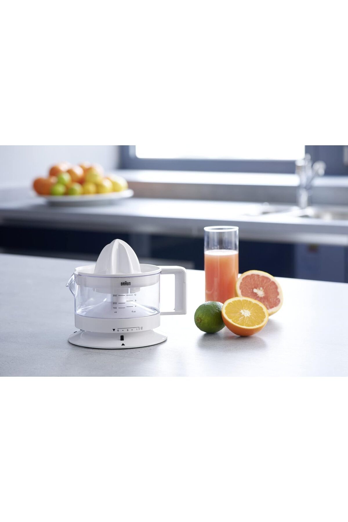 Braun-عصارة حمضيات، 20 واط، 400 مل، سعة الإبريق، دوران في اتجاهين 3