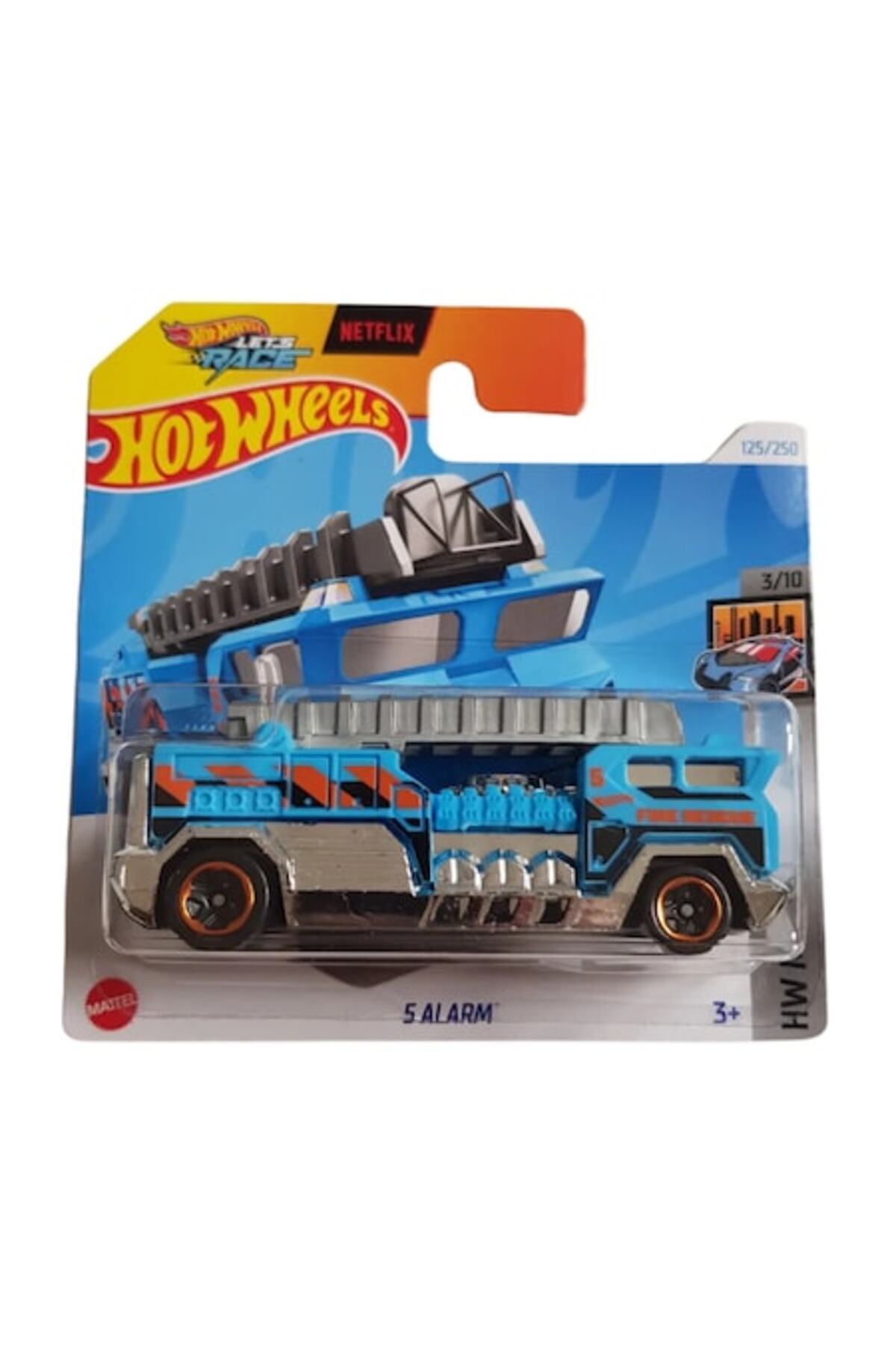 Masinuta Metalica Hot Wheels, 5 Alarm, Colectia HW Metro - Editia 2024, Albastru, 1:64
