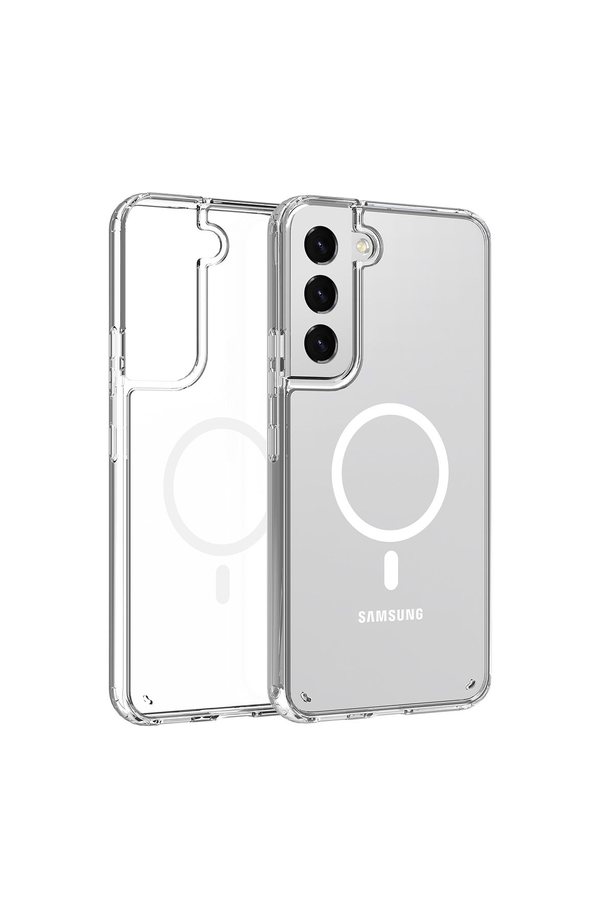 Cep Plus-حافظة لاسلكية متوافقة مع Galaxy S23 Plus CPPL Tacsafe - عديمة اللون 5