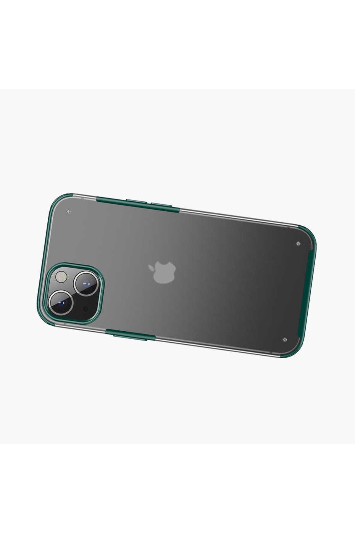 Cep Plus-حافظة CPPL Volks المتوافقة مع هاتف iPhone 13 - أخضر داكن 3