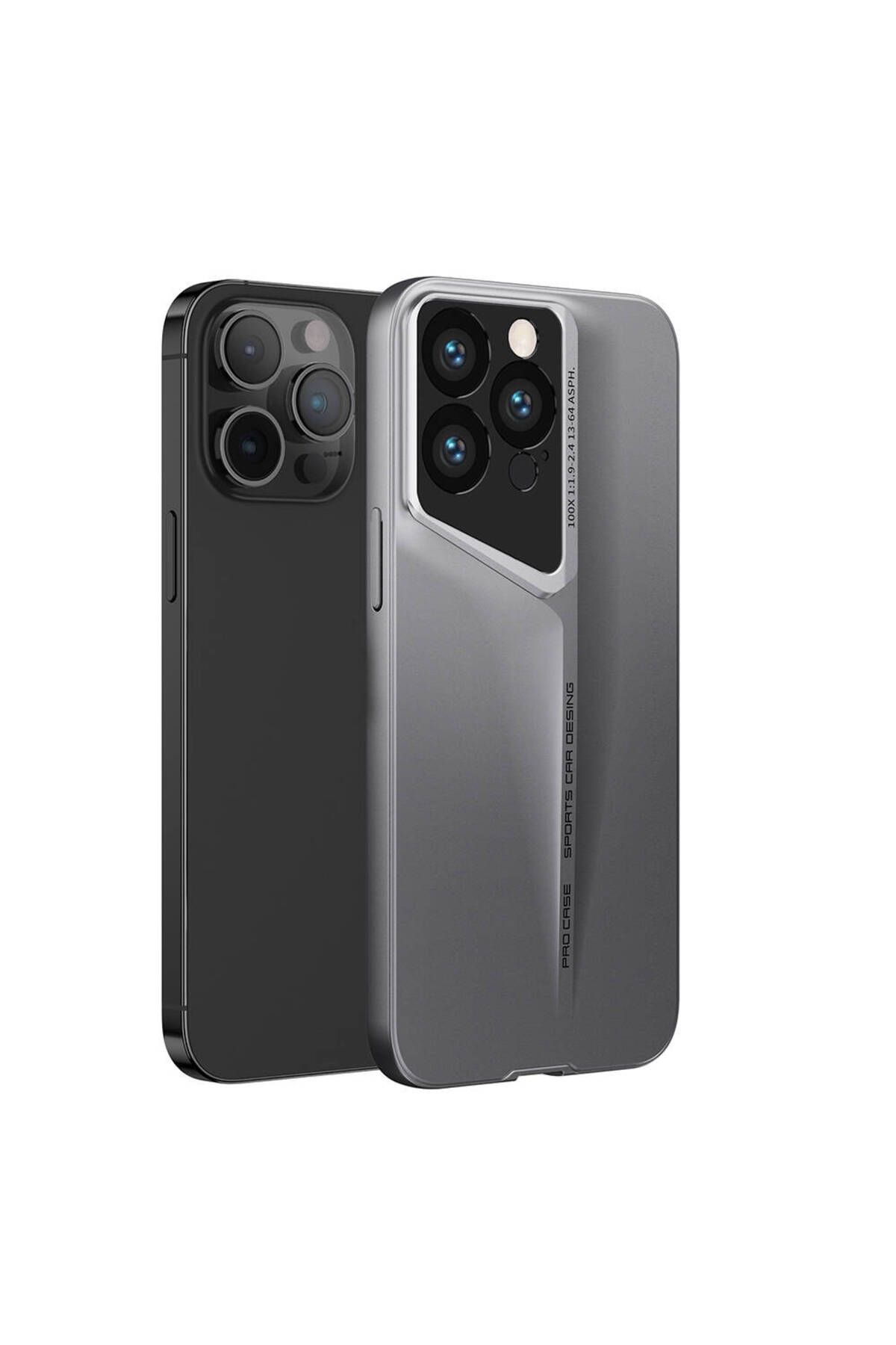 Cep Plus-Apple iPhone 15 Pro Case Ultra Thin Camera Protection Hard Rubber Cppl Procase Cover-Titanium-Grey 1