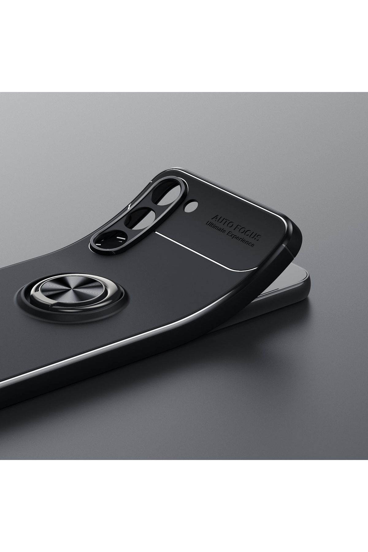 Cep Plus-Galaxy S23 Plus Compatible Cppl Ravel Silicone Case-Black 5
