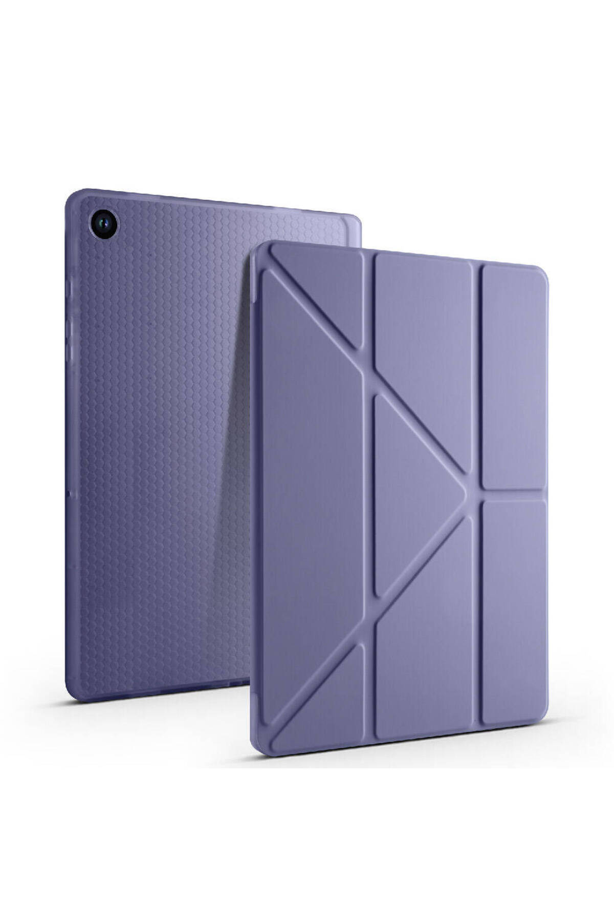 Cep Plus-حافظة Galaxy Tab A9 Plus متوافقة مع CPPL حافظة ثلاثية الطي مع حامل ومقصورة قلم - أزرق 4