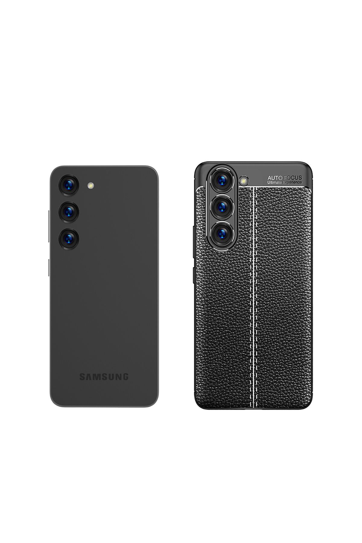 Cep Plus-Galaxy S23 Plus Compatible Cppl Niss Silicone Case-Black 6