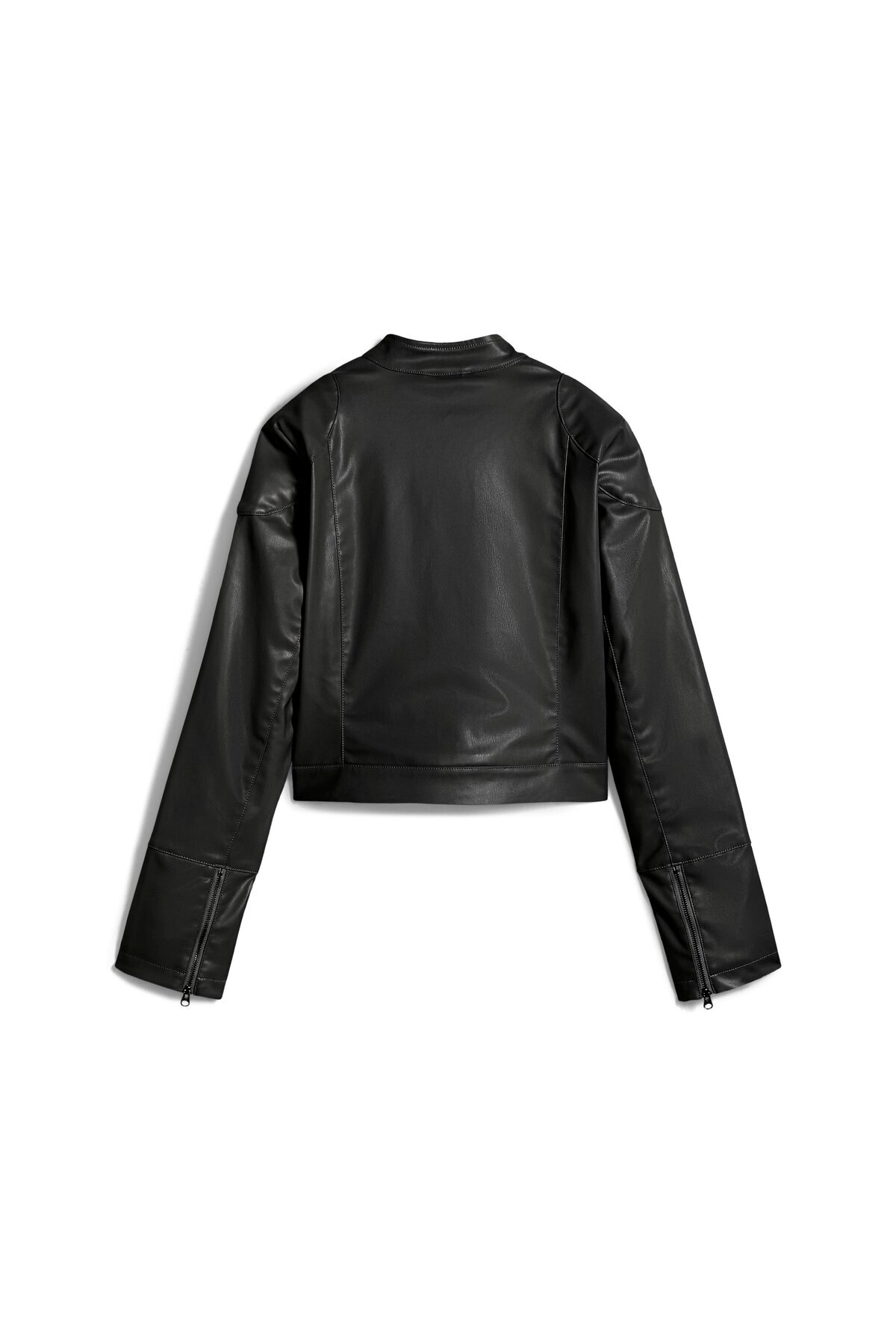 Puma Pleather Racer Jacket Kadın Yetişkin Ceket görsel 4