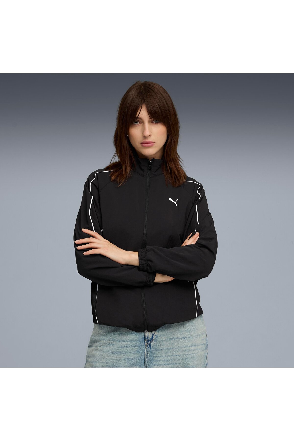 Puma Sport Kadın Siyah Ceket (688123-01) görsel 3