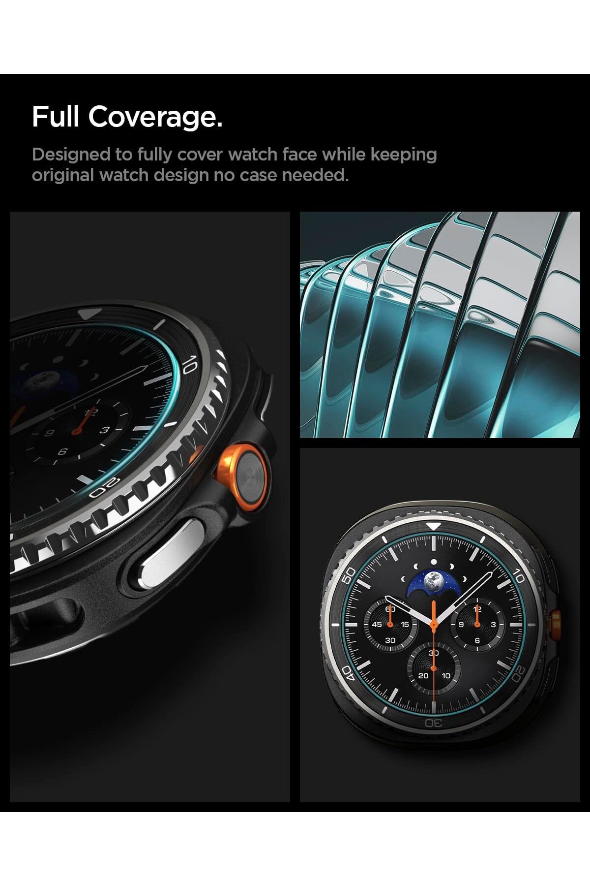 Spigen-واقي شاشة GLASTR EZ Fit لساعة Galaxy Watch 8 Classic مقاس 46 مم مع مجموعة تثبيت Align من قطعتين 3