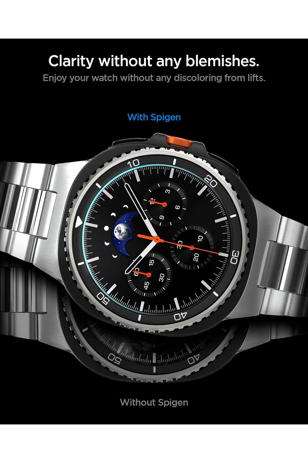 Spigen-واقي شاشة GLASTR EZ Fit لساعة Galaxy Watch 8 Classic مقاس 46 مم مع مجموعة تثبيت Align من قطعتين 6