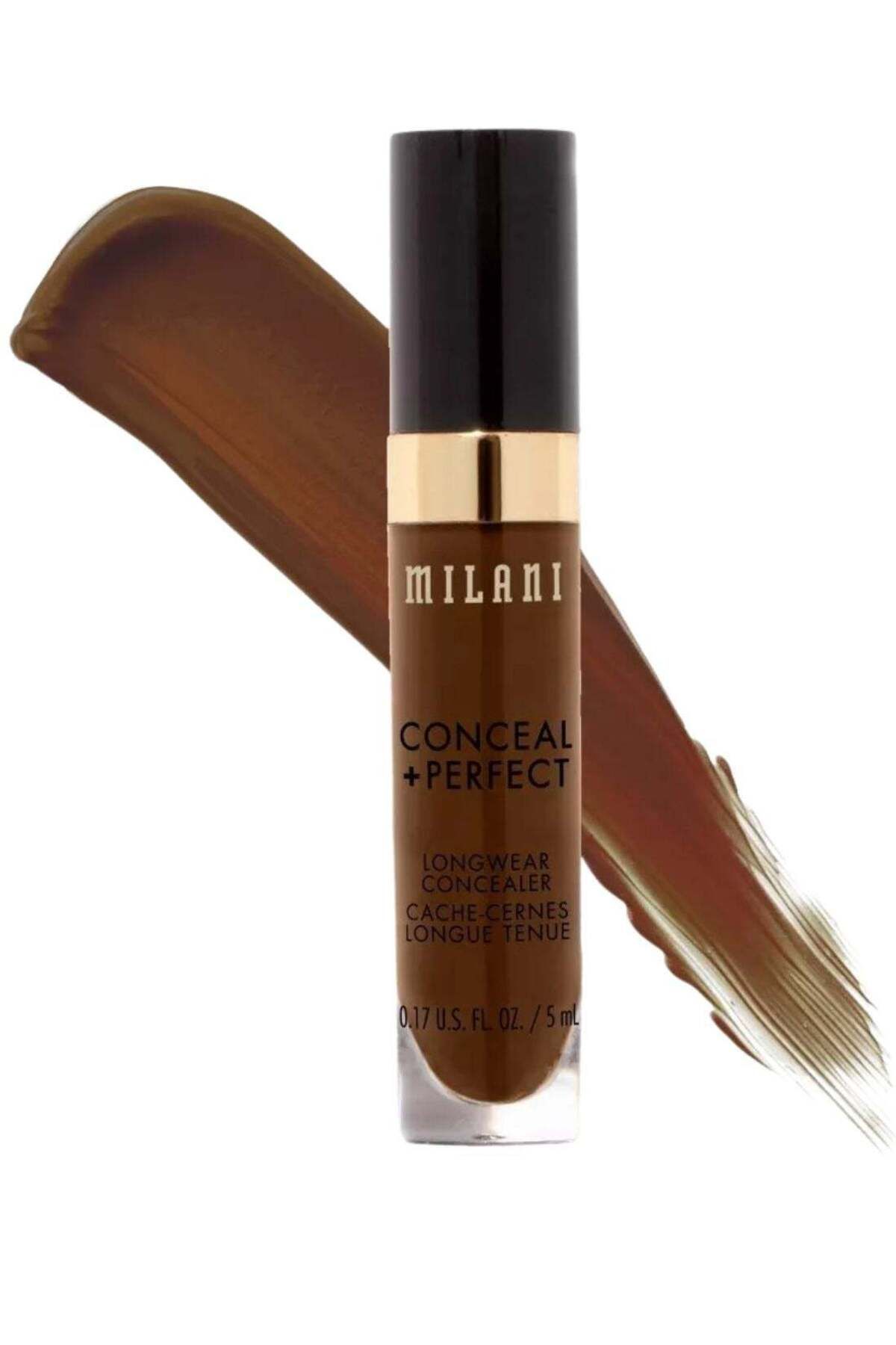 MILANI-Conceal + Perfect Concealer 185 Cool Cocoa – Full Coverage, Crease-Proof, 16-Hour Wear 1