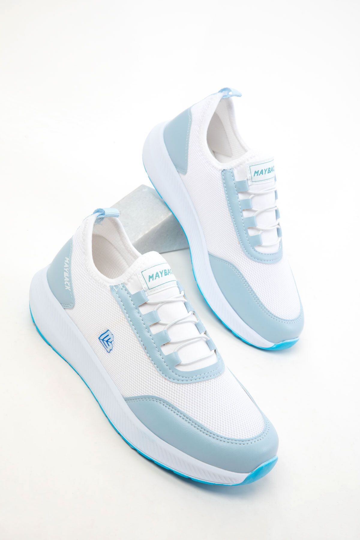 SOHO-White-Blue Women's Sneaker 20779 3
