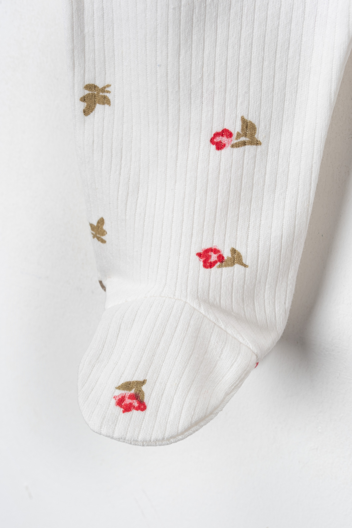 ENİA BABY Organik Kız Bebek Çiçek desenli 2li Tulum Takımı Yenidoğan kıyafet 0-3-6 ay 2'li Pamuklu 2 Parça fotoğrafı 4 (önizleme)