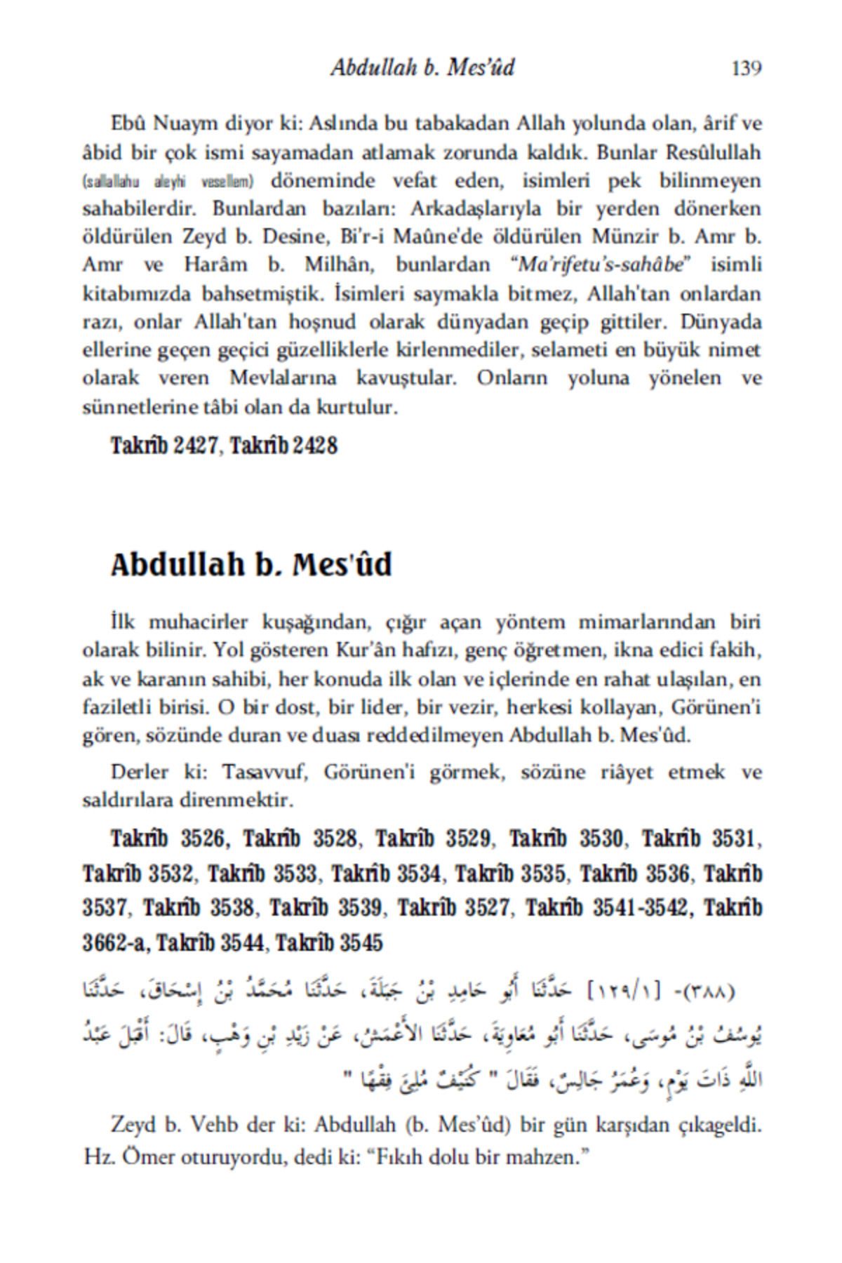 Ocak Yayınları-The Lives of the Saints and the Generations of the Pious by Abu Nuaym Ahmed B. Abdullah El-Isbehânî Ocak Publishing 4
