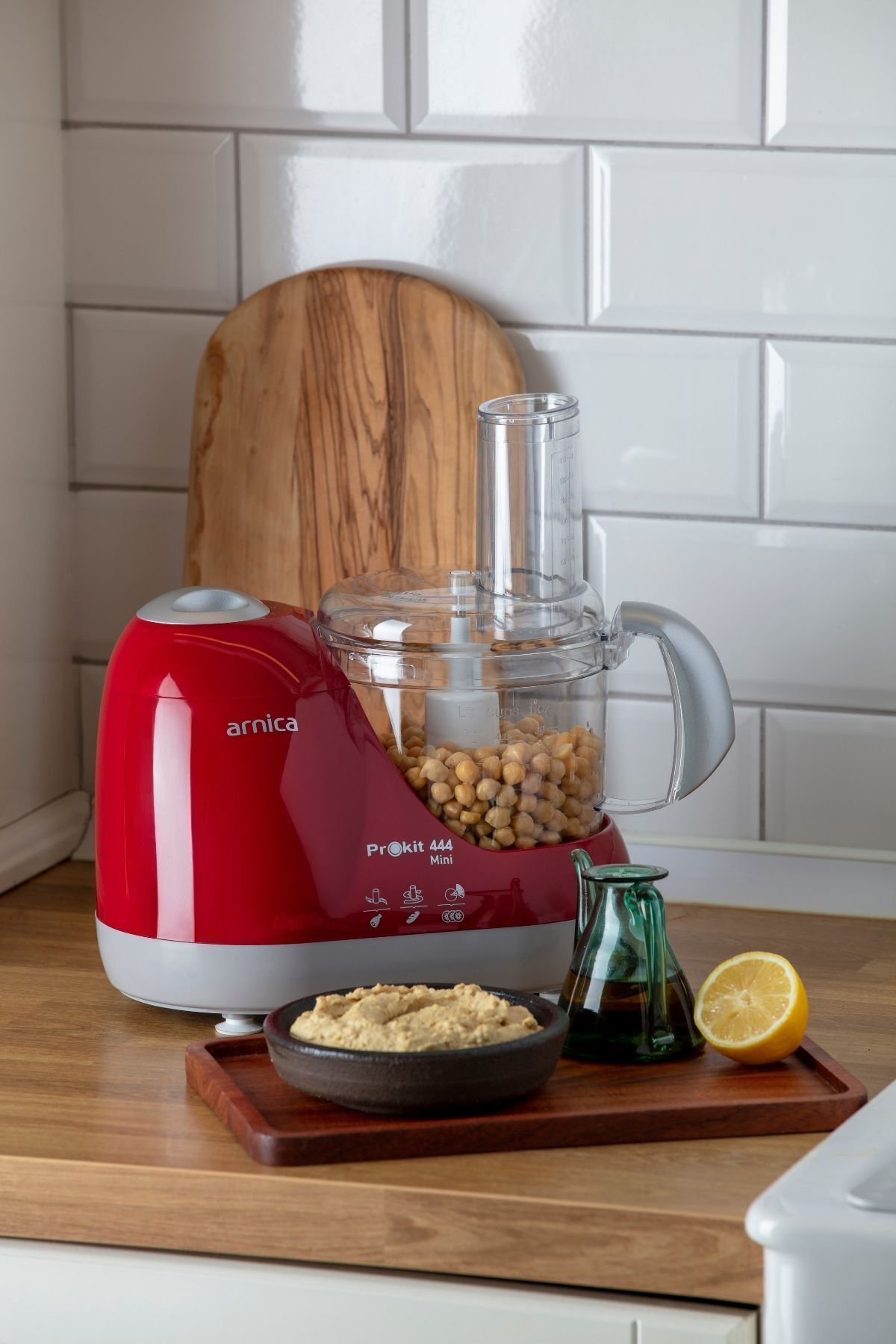 Arnica-Prokit 444 Mini 600 W Red Food Processor Gh21032 1