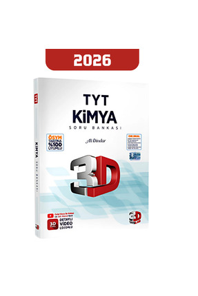 3D Yayınları 2026 3D TYT Kimya Soru Bankası