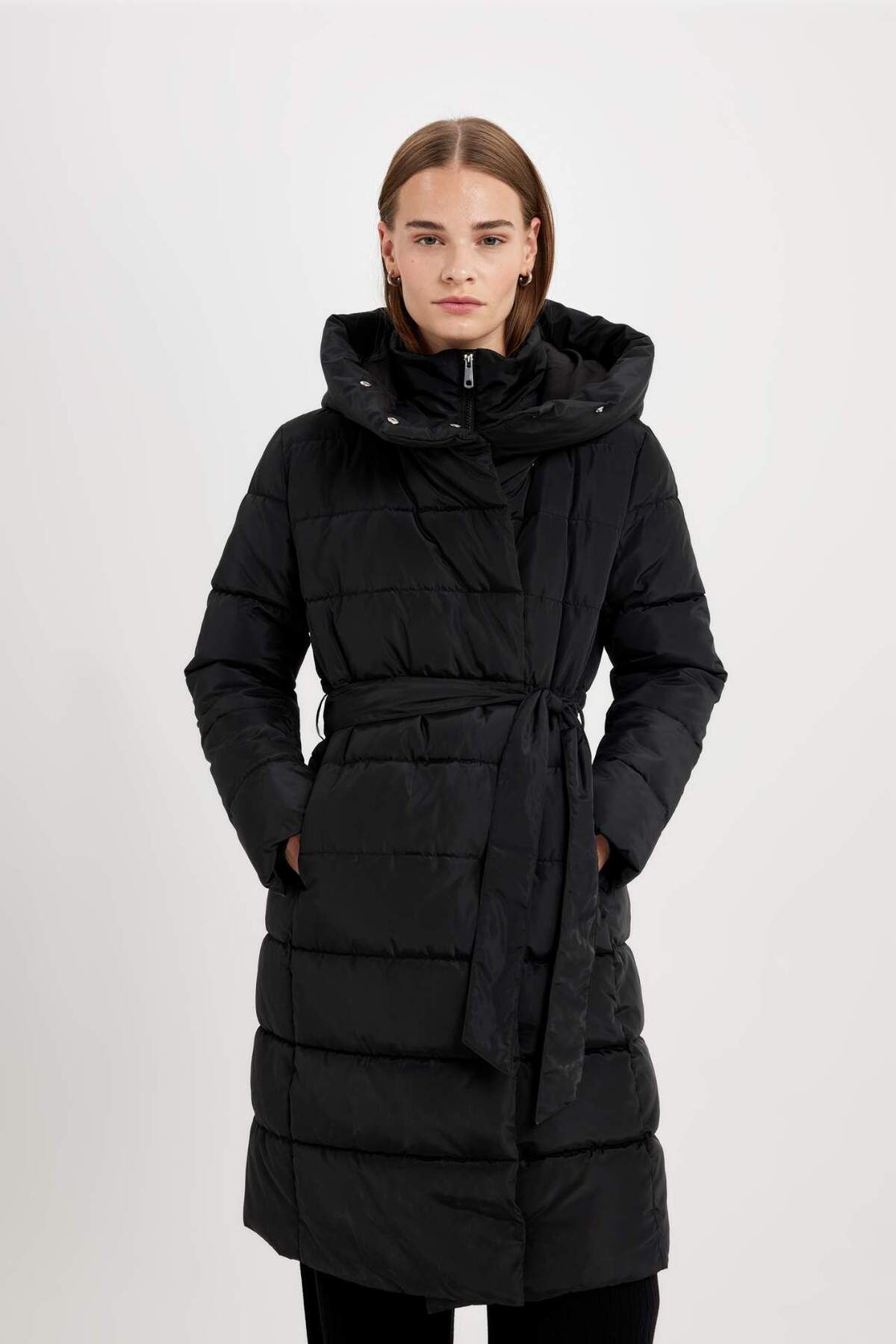 DeFacto-Voděodolná parka Regular Fit s kapucí A2365ax24cw 5